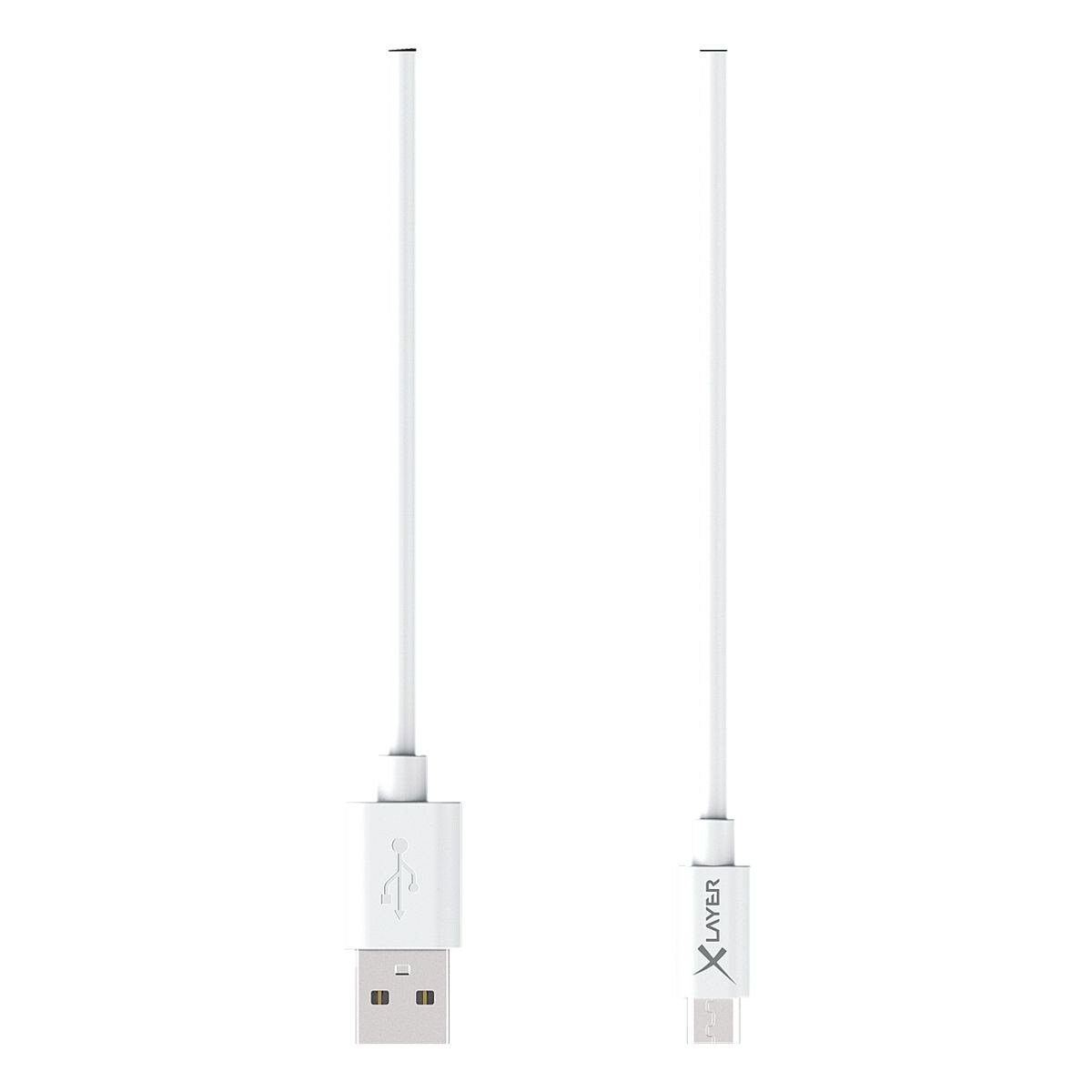 XLAYER Premium USB-Kabel, USB-A / Micro-USB, (120 cm)