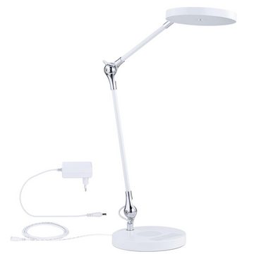 Paulmann LED Tischleuchte LED Tischleuchte Numis QI in Weiß 11W 1000lm, keine Angabe, Leuchtmittel enthalten: Ja, fest verbaut, LED, warmweiss, Tischleuchte, Nachttischlampe, Tischlampe