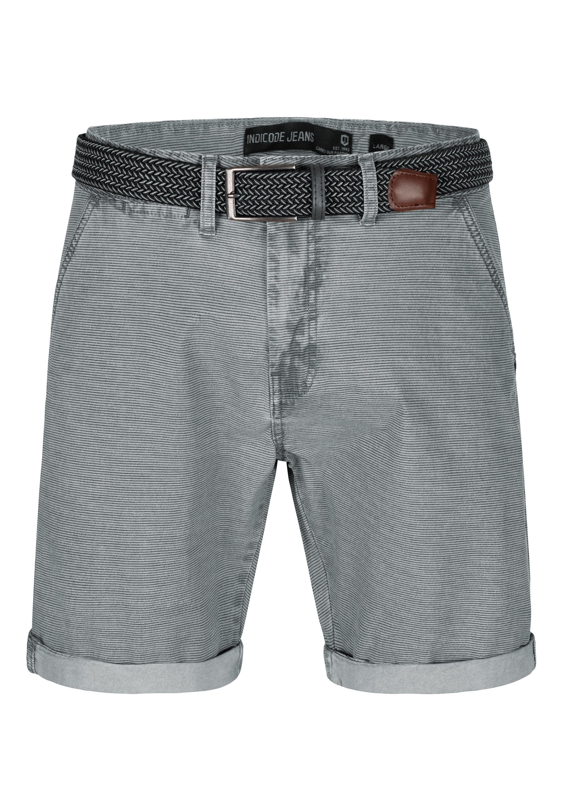 Indicode Chinoshorts Caedmon aus elastischer Baumwoll-Qualität, günstig online kaufen