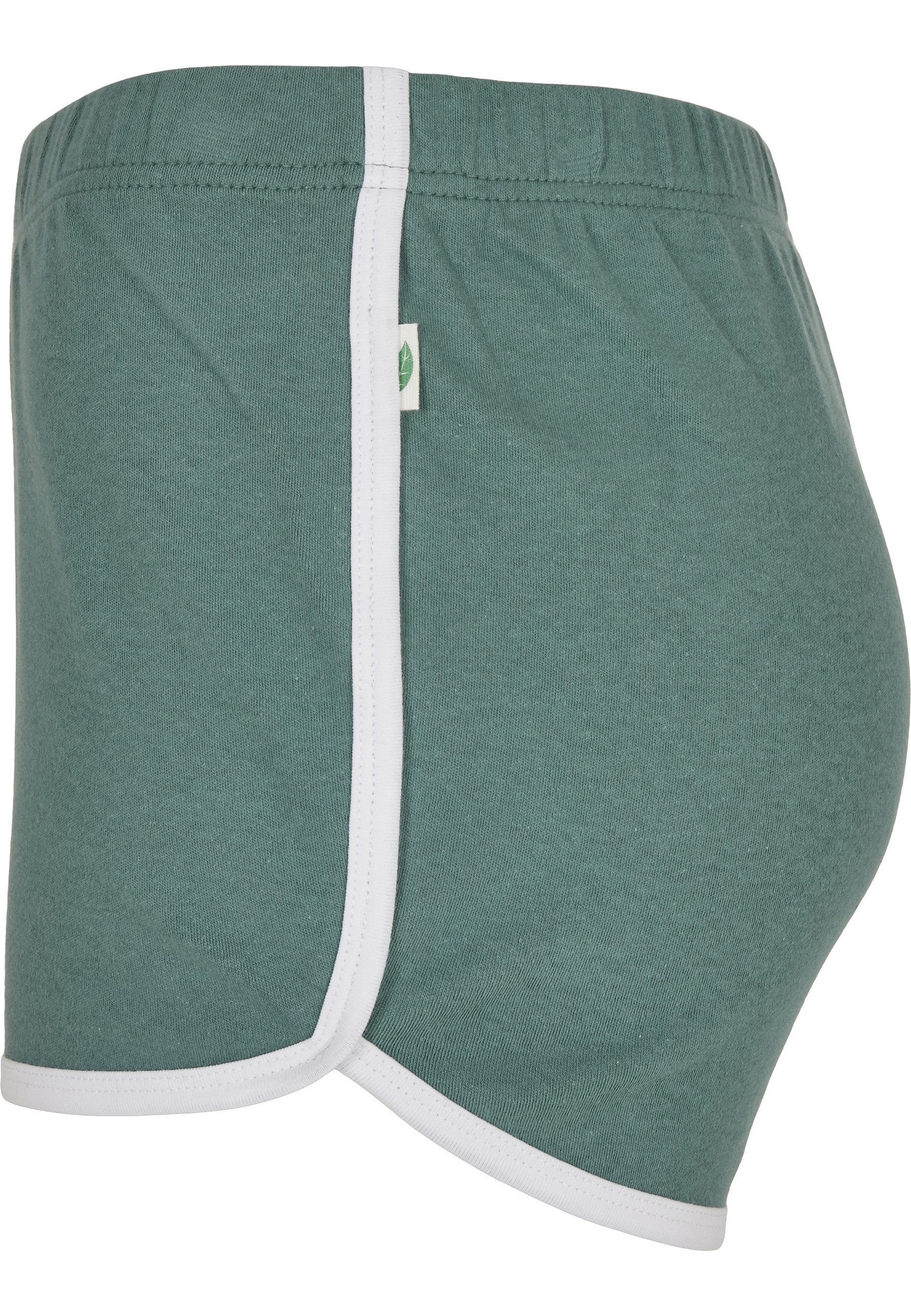 URBAN CLASSICS Stoffhose Urban Classics Damen Ladies Organic Interlock Retro Hotpants (1-tlg)
