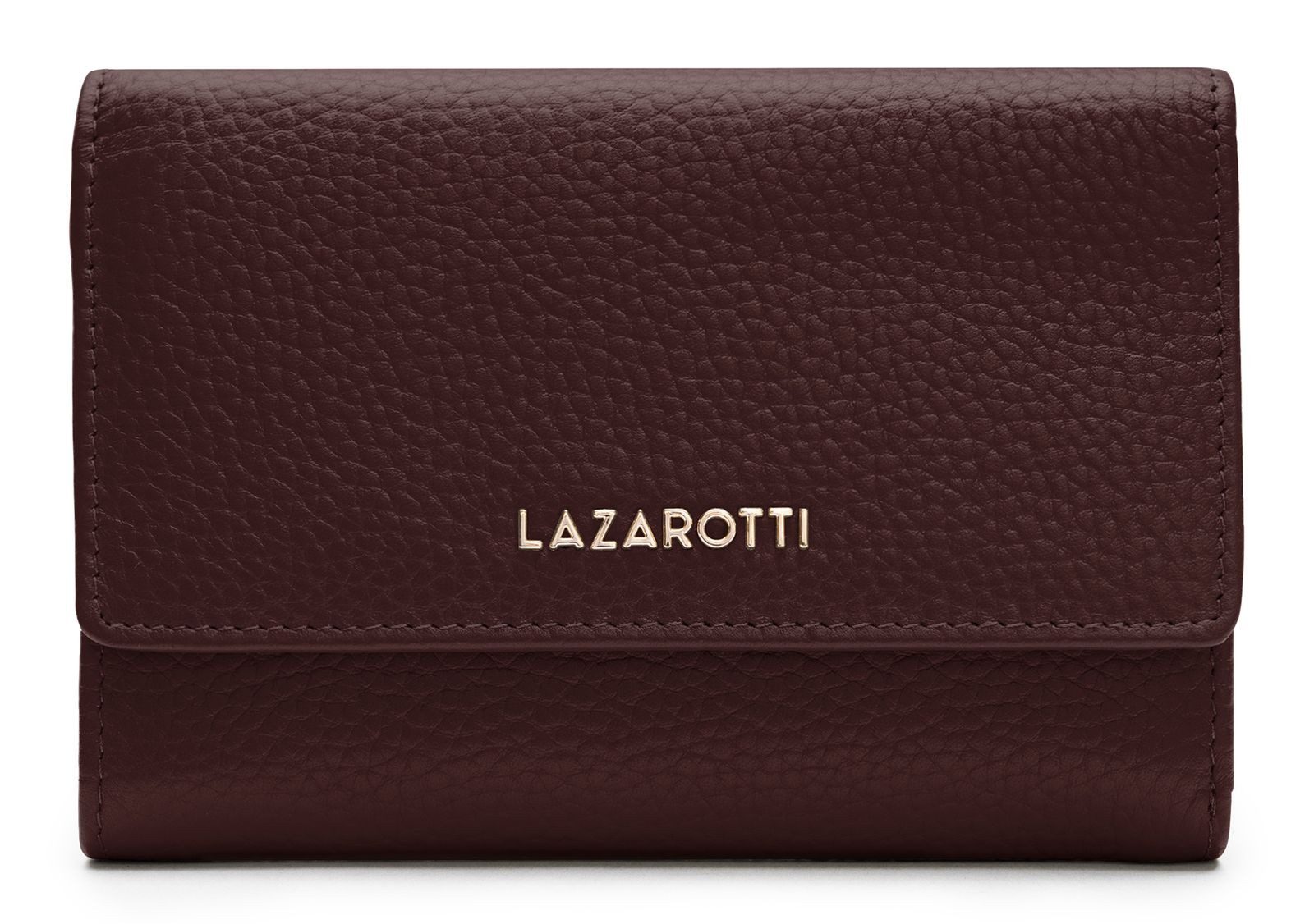 Lazarotti Geldbörse Zip Wallet With 15 Card Slots, aus echtem Leder