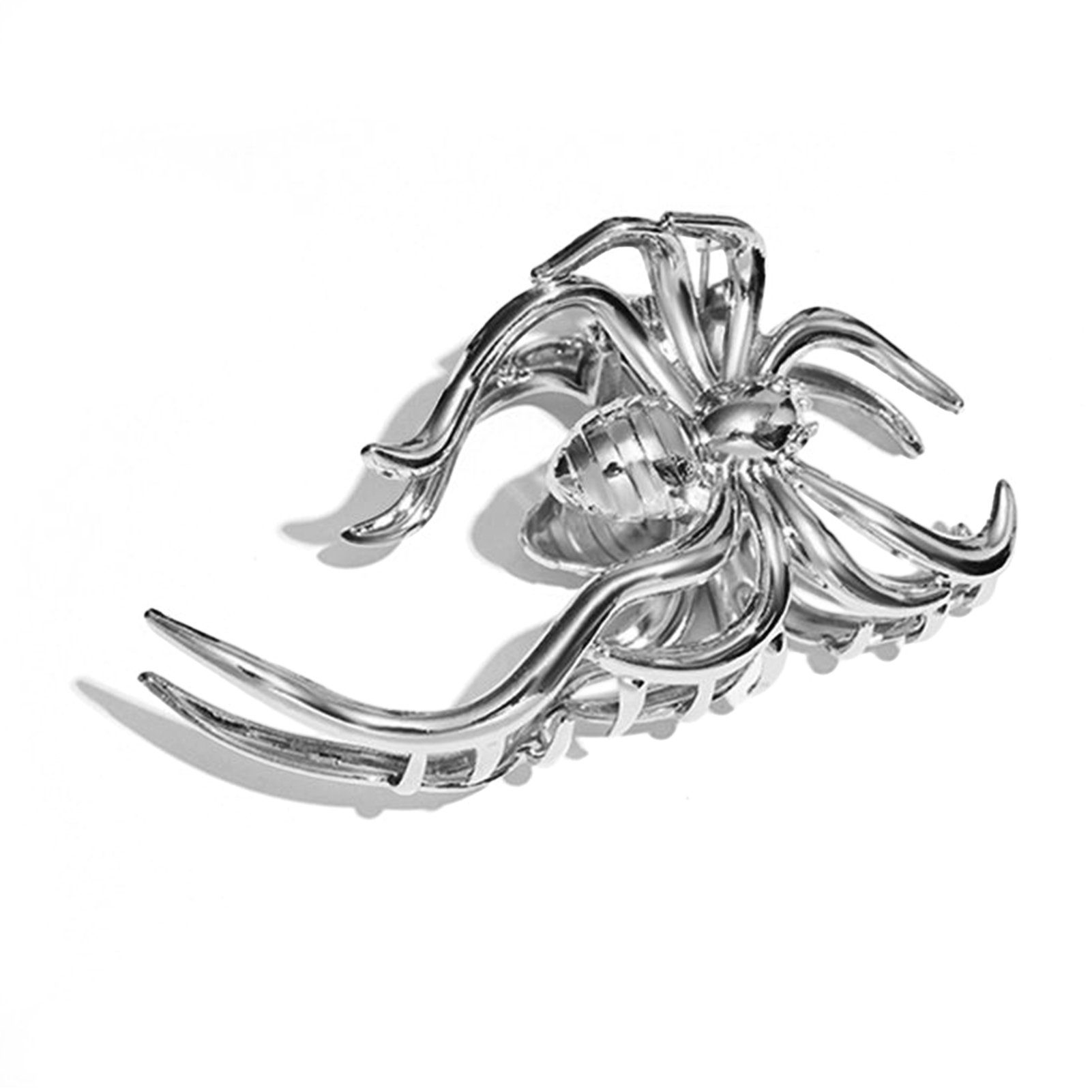 Blusmart Diadem Große Spinnen-Haarspange, Stilvolle Tragbare Silber