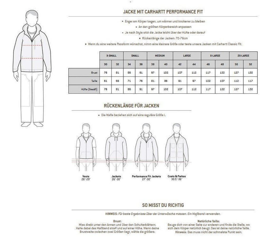 Carhartt Funktionsjacke SD Bonded Detroit 105002 günstig online kaufen