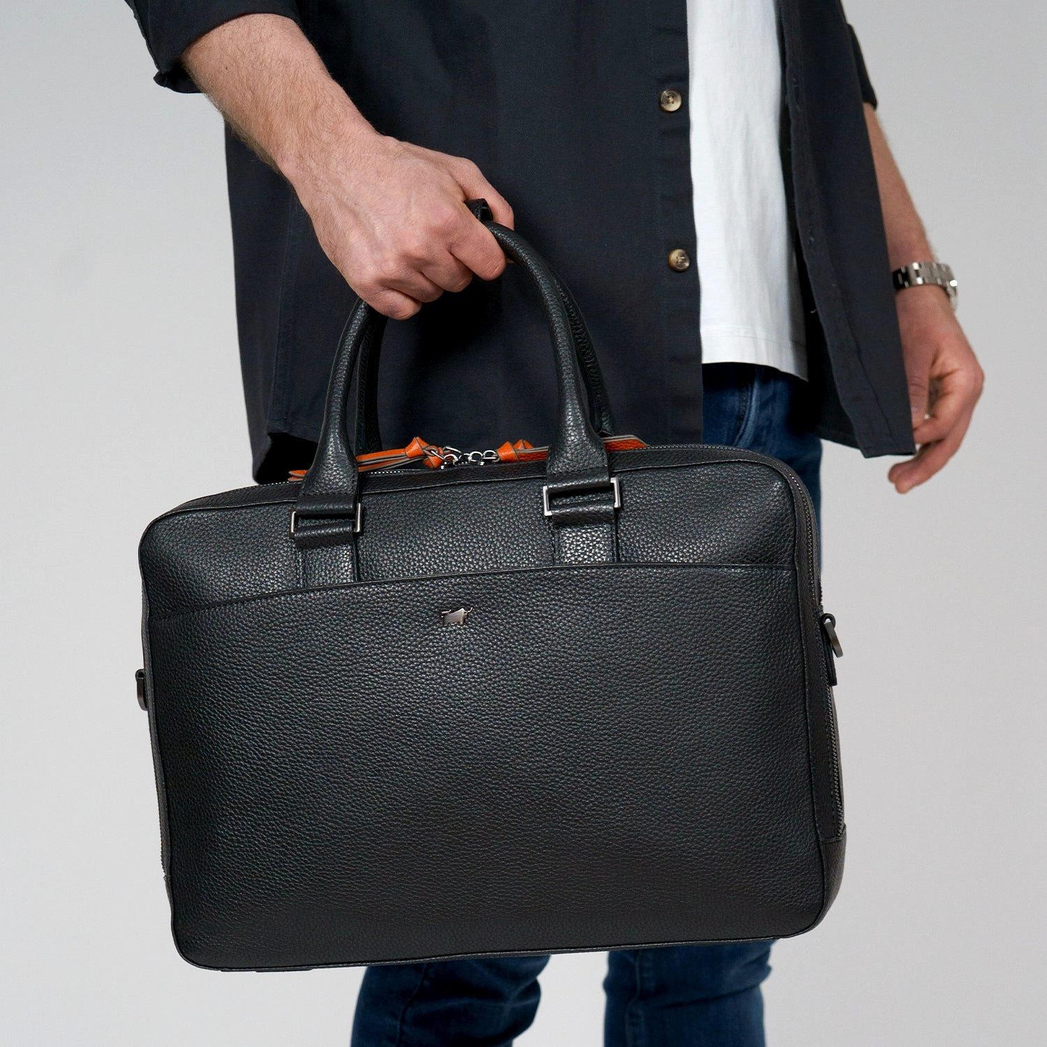 Braun Büffel Laptoptasche NOVARA Business Bag L schwarz
