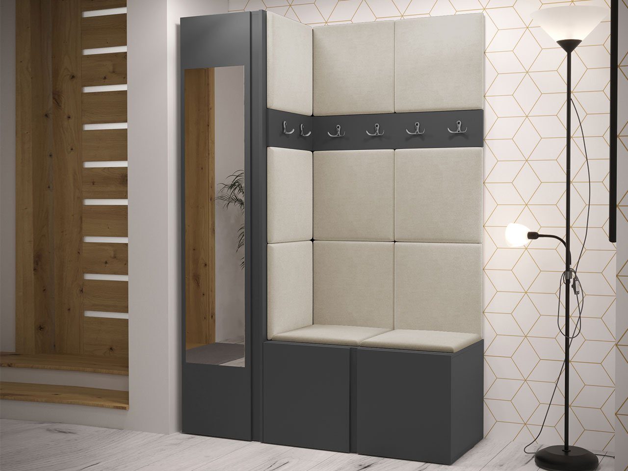 MIRJAN24 Garderoben-Set Orion X, (Komplett-Set, Schuhschrank, günstig online kaufen