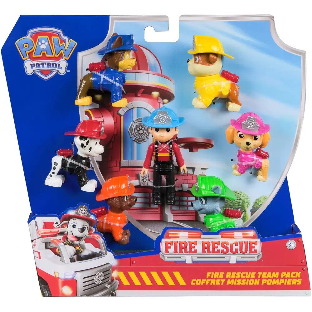 Spin Master Actionfigur PAW Patrol Fire Rescue - Figuren Geschenkset