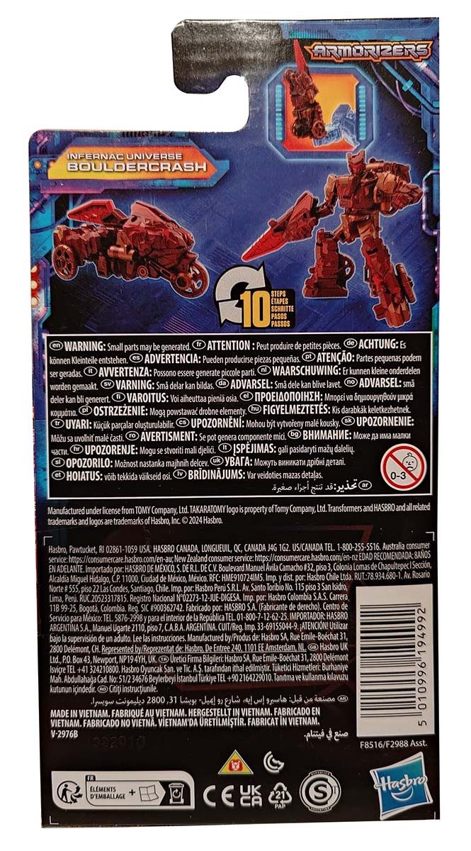 Transformers Actionfigur Transformers Legacy United Core Infernac Universe Bouldercrash Figur