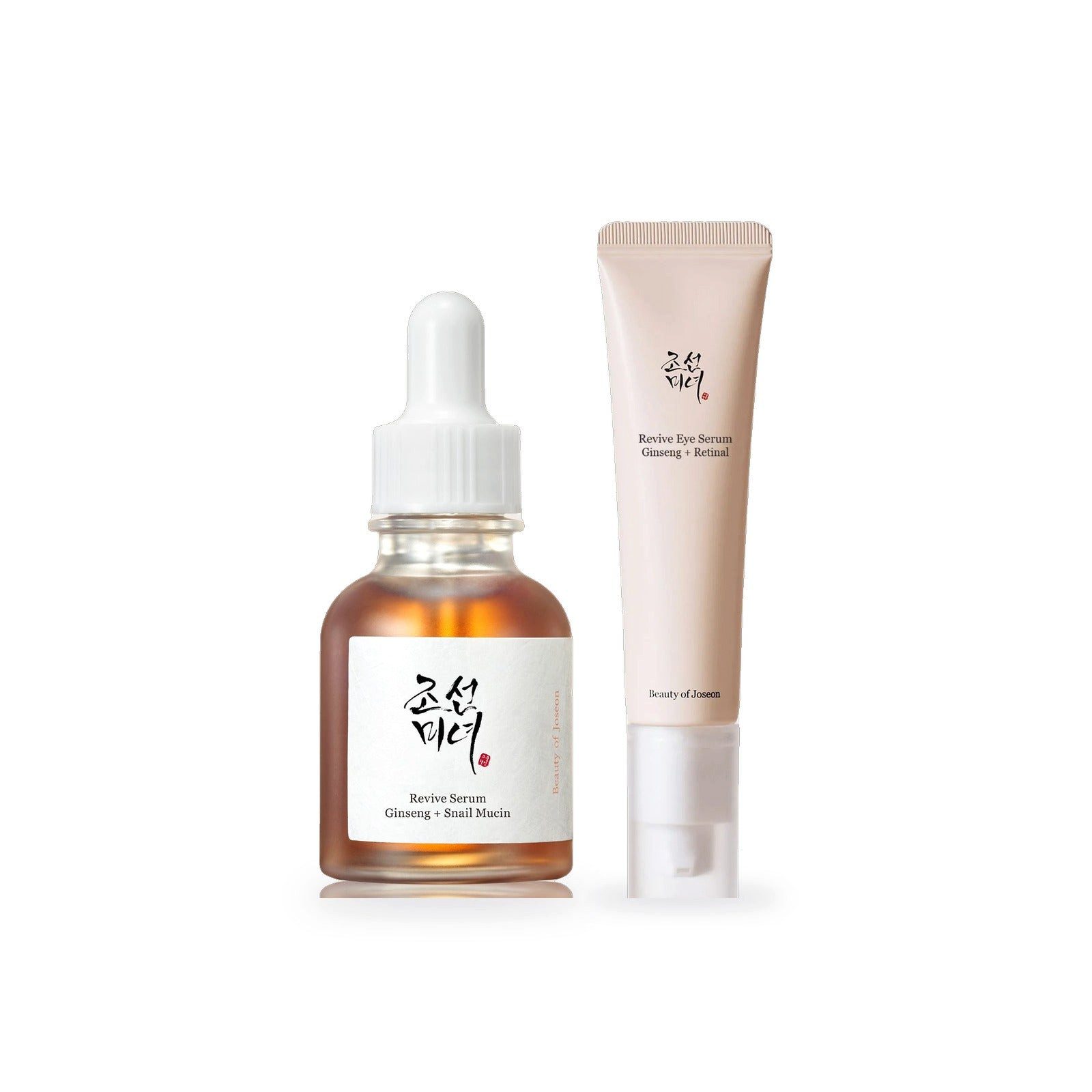 Beauty of Joseon Gesichtspflege-Set Ginseng-Duo: Revive Serum + Revive Eye Serum mit Retinal, 2-tlg.