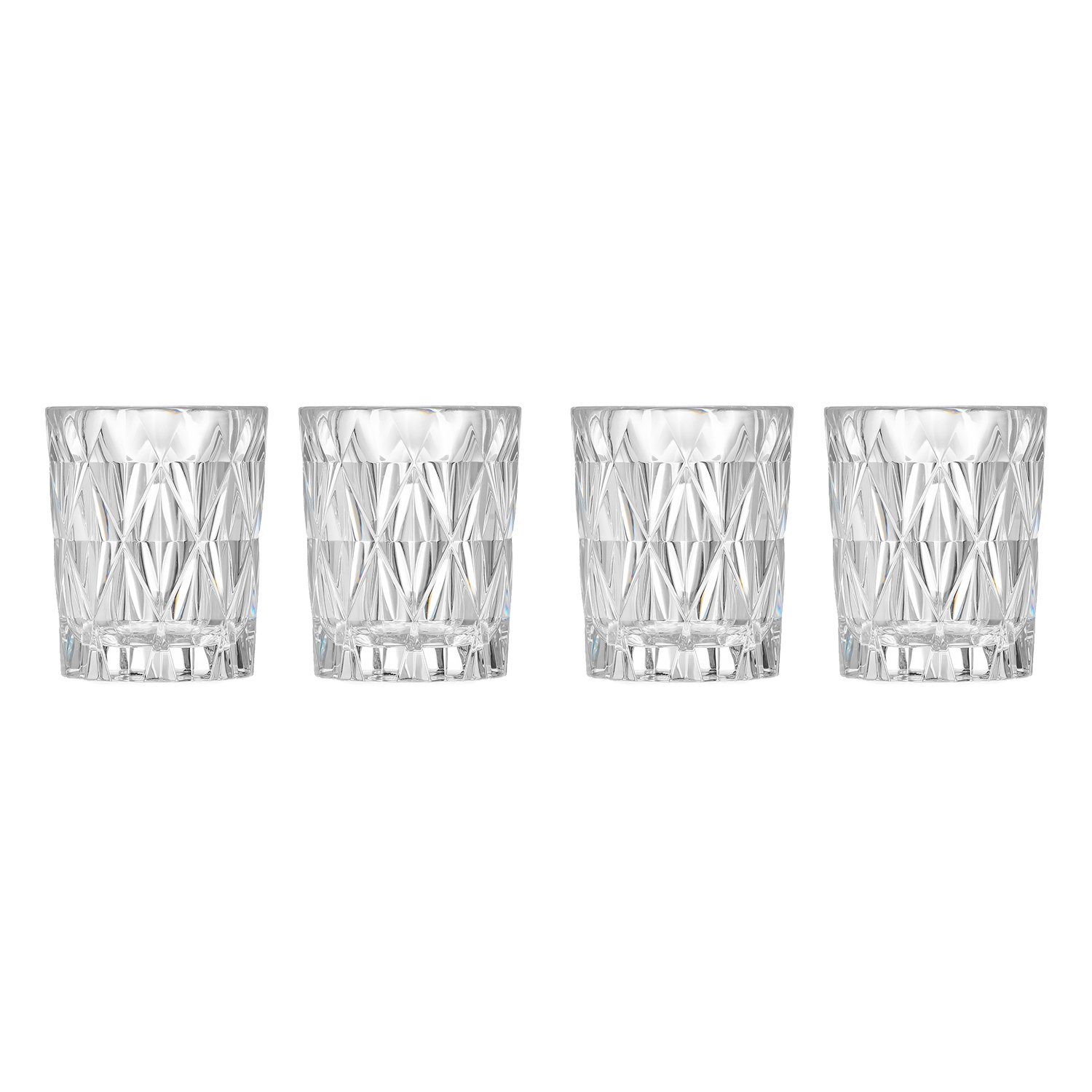 Morleos Скло-Set unbreakable Trinkglas unzerbrechliches Wasser Glas Wandern Camping Bar, Kunststoff Polycarbonat