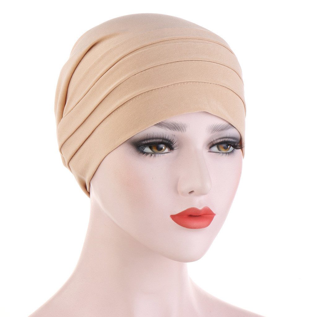 Bextsrack Strickmütze Haar Wrap für Damen Weich Turban Cap Stretch Jersey Kopftuch Atmungsaktiv Leichtgewicht Turban für Frauen