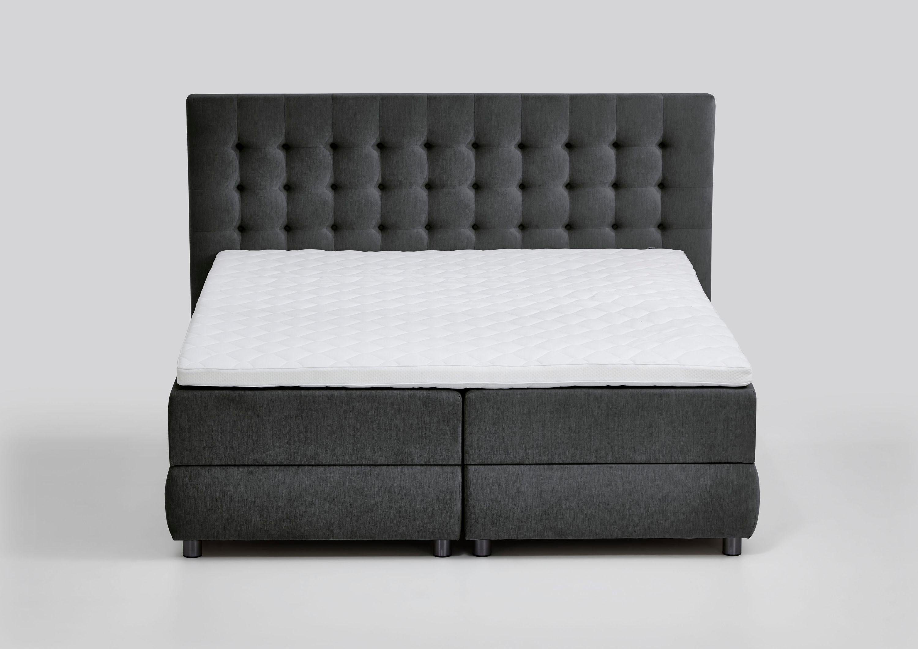ATLANTIC home collection Boxspringbett Tina, mit Bettkasten und Topper, auch in Überlänge