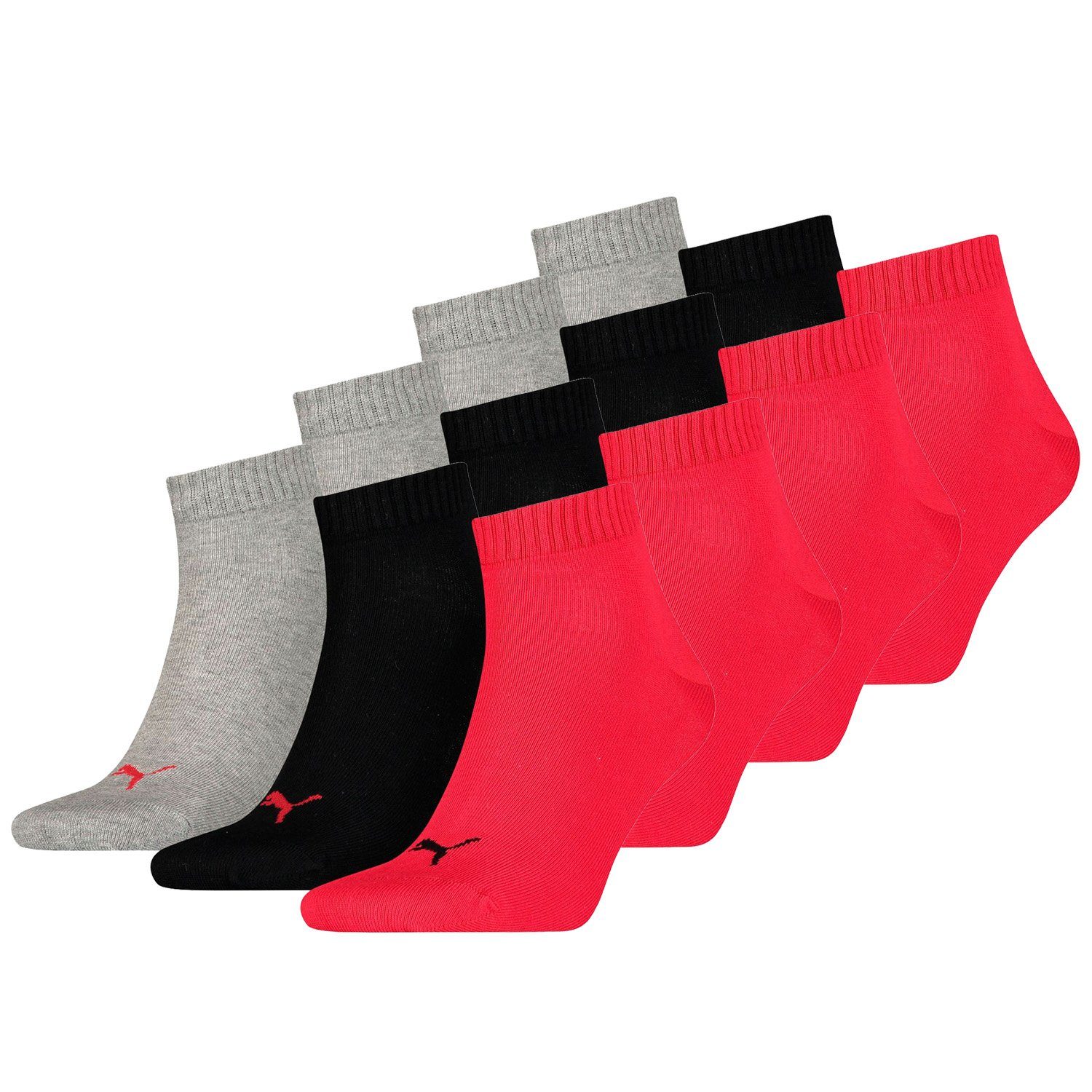 PUMA Kurzsocken PUMA UNISEX QUARTER PLAIN 3P