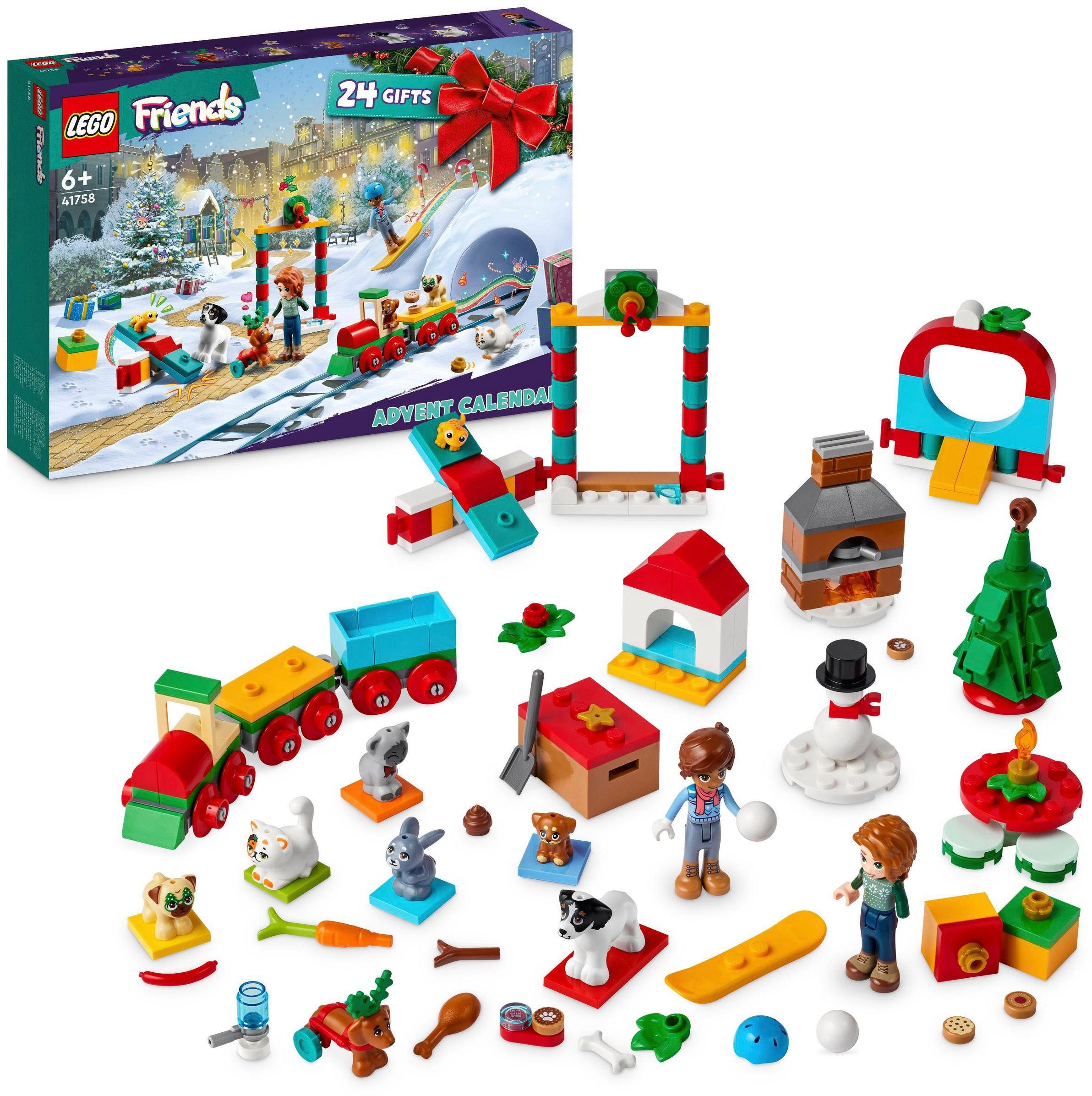 Spielzeug-Adventskalender Spielbausteine, LEGO Friends 2023 (41758), LEGO® Friends