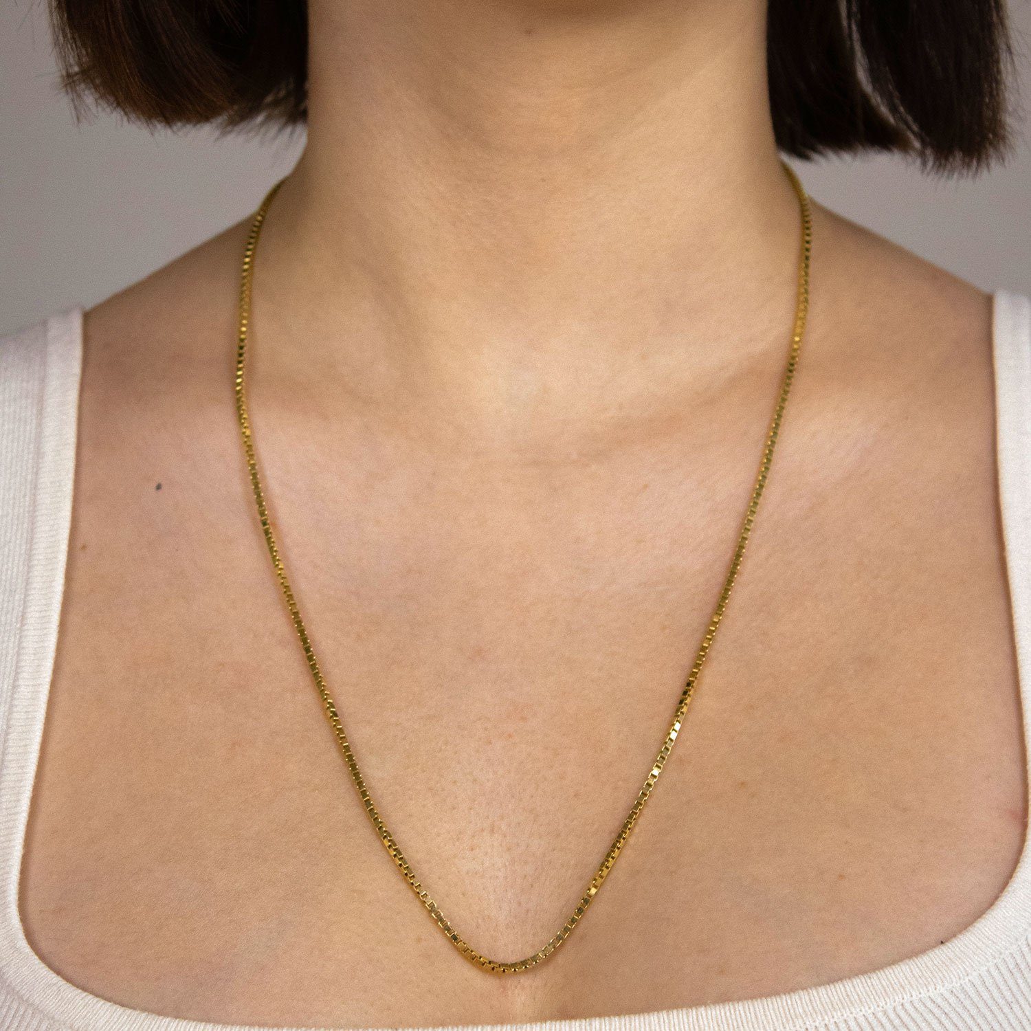 HOPLO Goldkette Goldkette Venezianerkette Länge 45cm günstig online kaufen