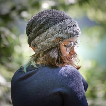 McRon Beanie Strickmütze Modell Lotte mit Fleece gefüttert, hoher Schurwollanteil