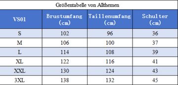 Allthemen Anzugweste Herren Business-Weste in klassischen Design