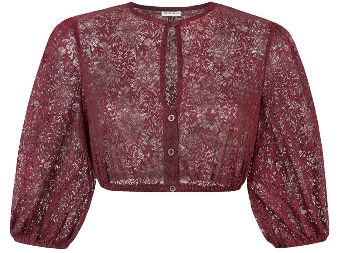 Stockerpoint Dirndlbluse Dirndlbluse Rachel bordeaux
