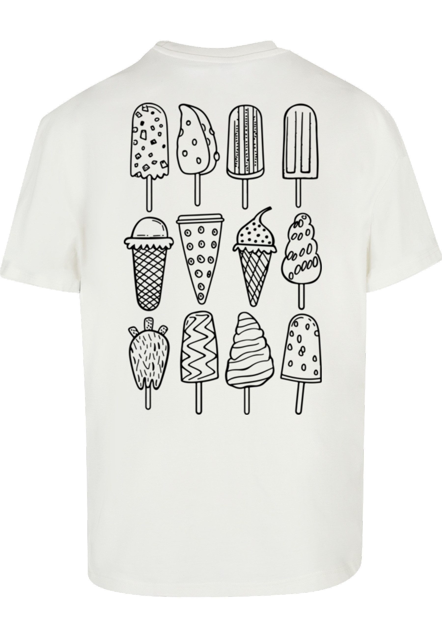 Merchcode T-Shirt Merchcode Ice Cream Oversized T-shirt (1-tlg)