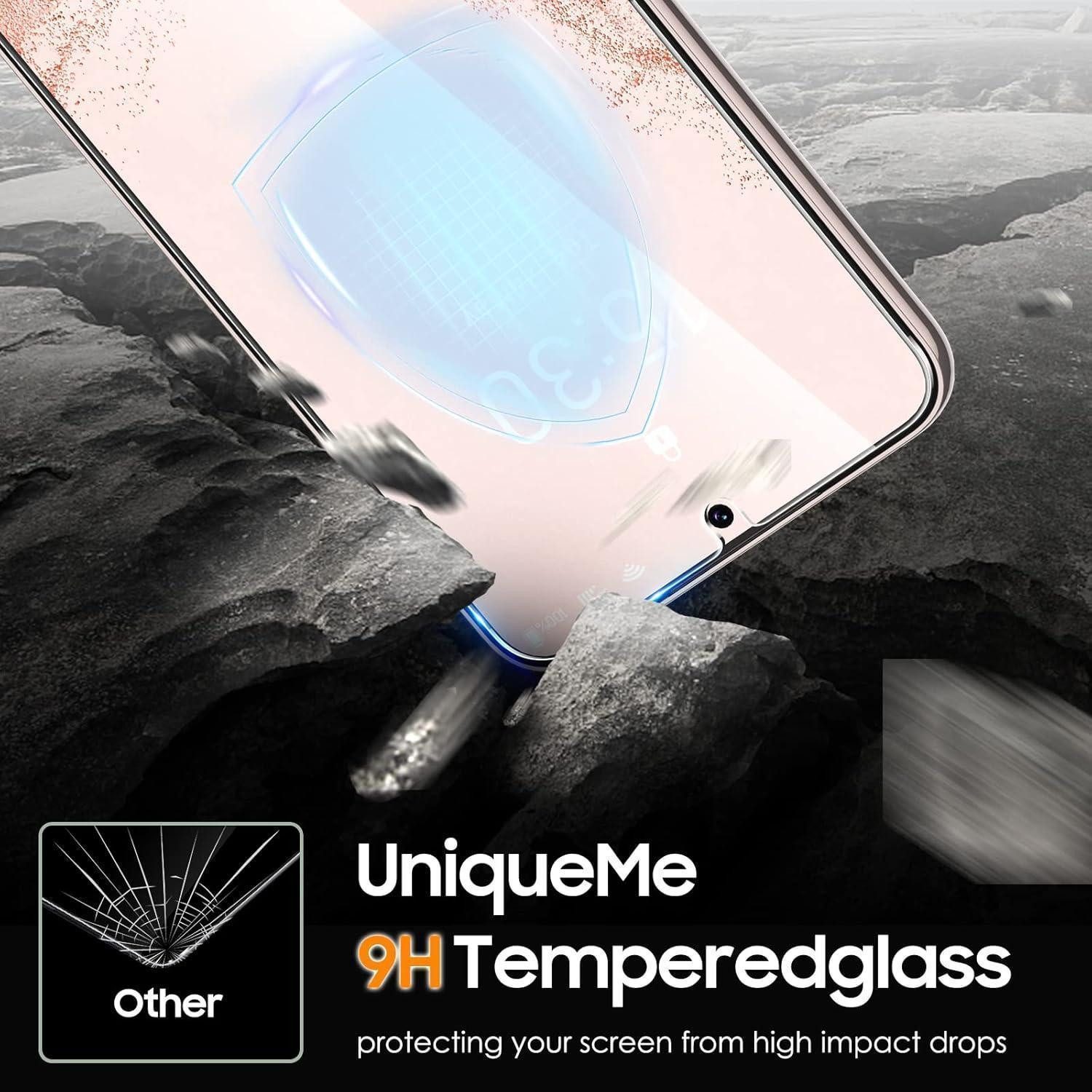 LuxusKollektion Displayschutzglas Schutzfolie Schutzglas S22 Plus Samsung Galaxy S22 Plus Transparent