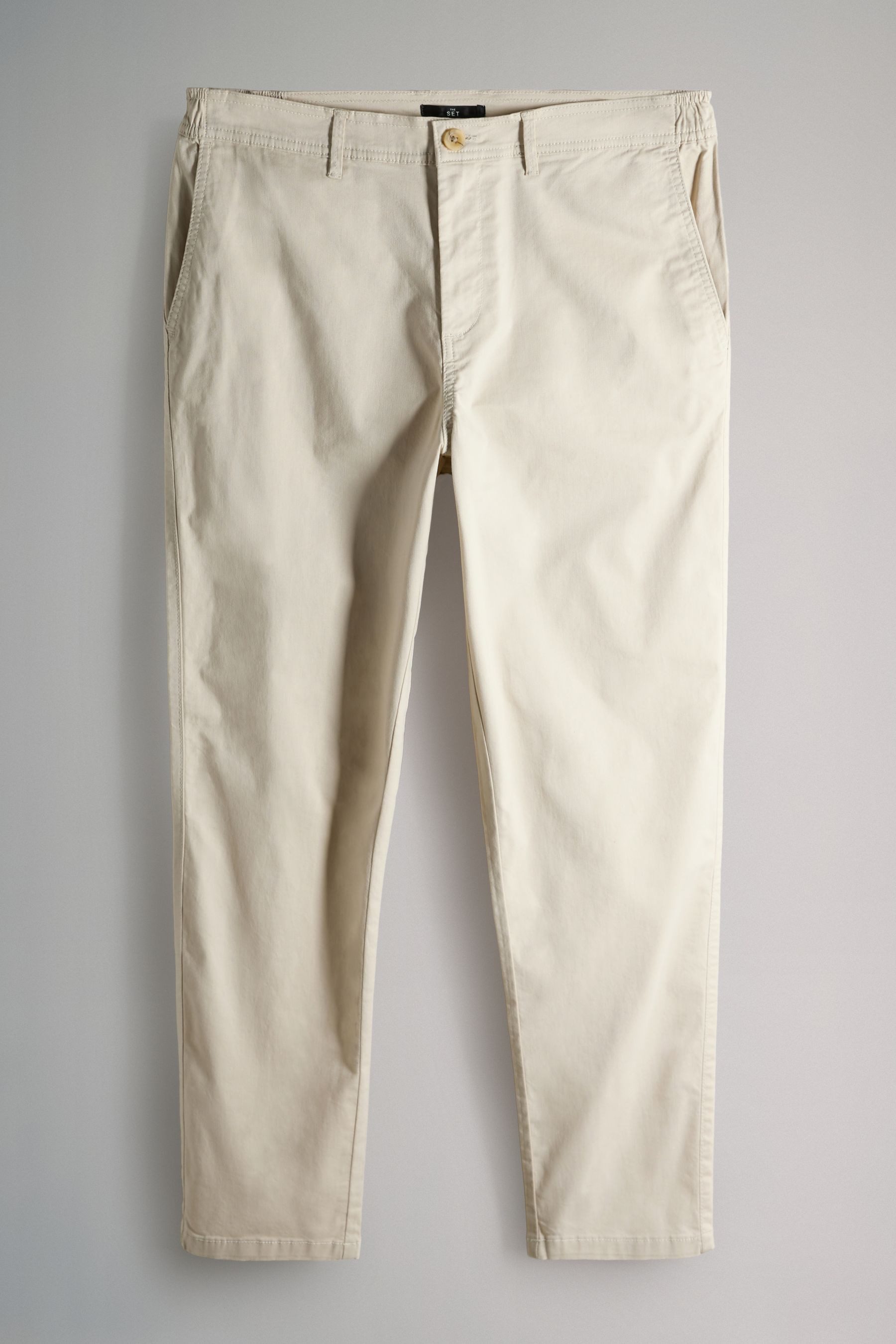 The Set Chinohose The Set Chinohosen mit schmalem Bein, 3er-Pack (3-tlg)