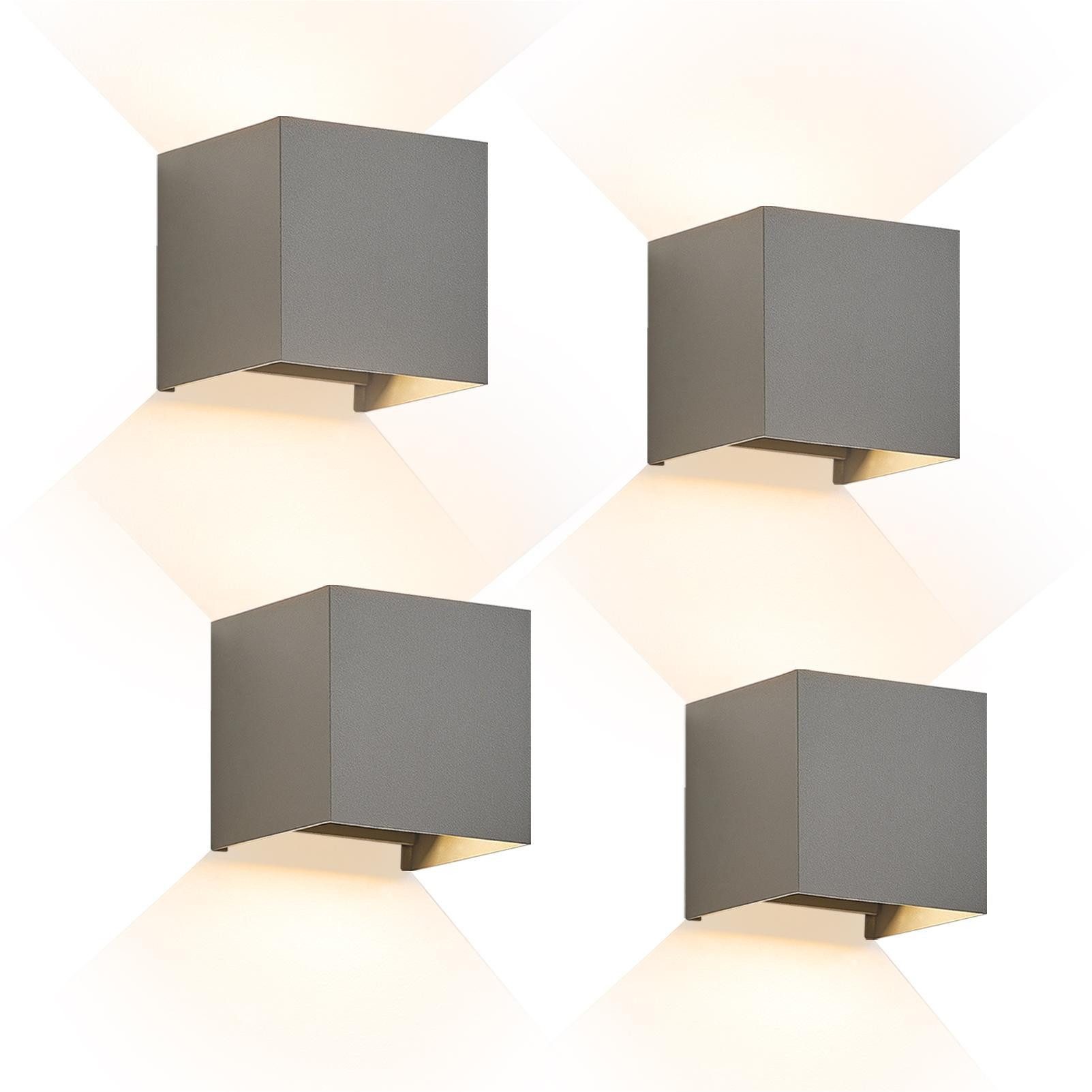 Nettlife LED Wandleuchte LED Wandleuchten Aussen günstig online kaufen