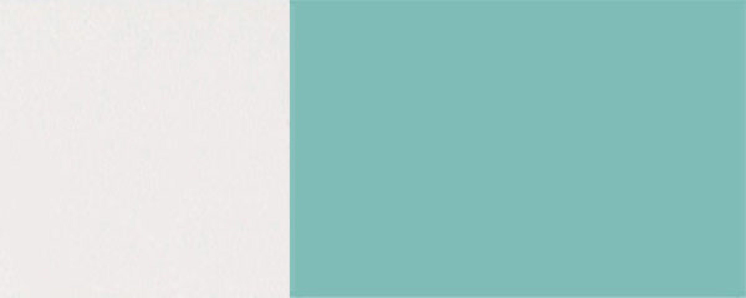 (Vollauszug) Hochglanz Spanplatte RAL Korpusfarbe lackiert, grifflos pflegeleichter & mit lichtgrün Kunststoffoberfläche, 90cm wählbar 3 MDF) (Hochglanz 6027 Napoli Soft-Close-Funktion, Schubladen Front- Auszugsunterschrank Feldmann-Wohnen