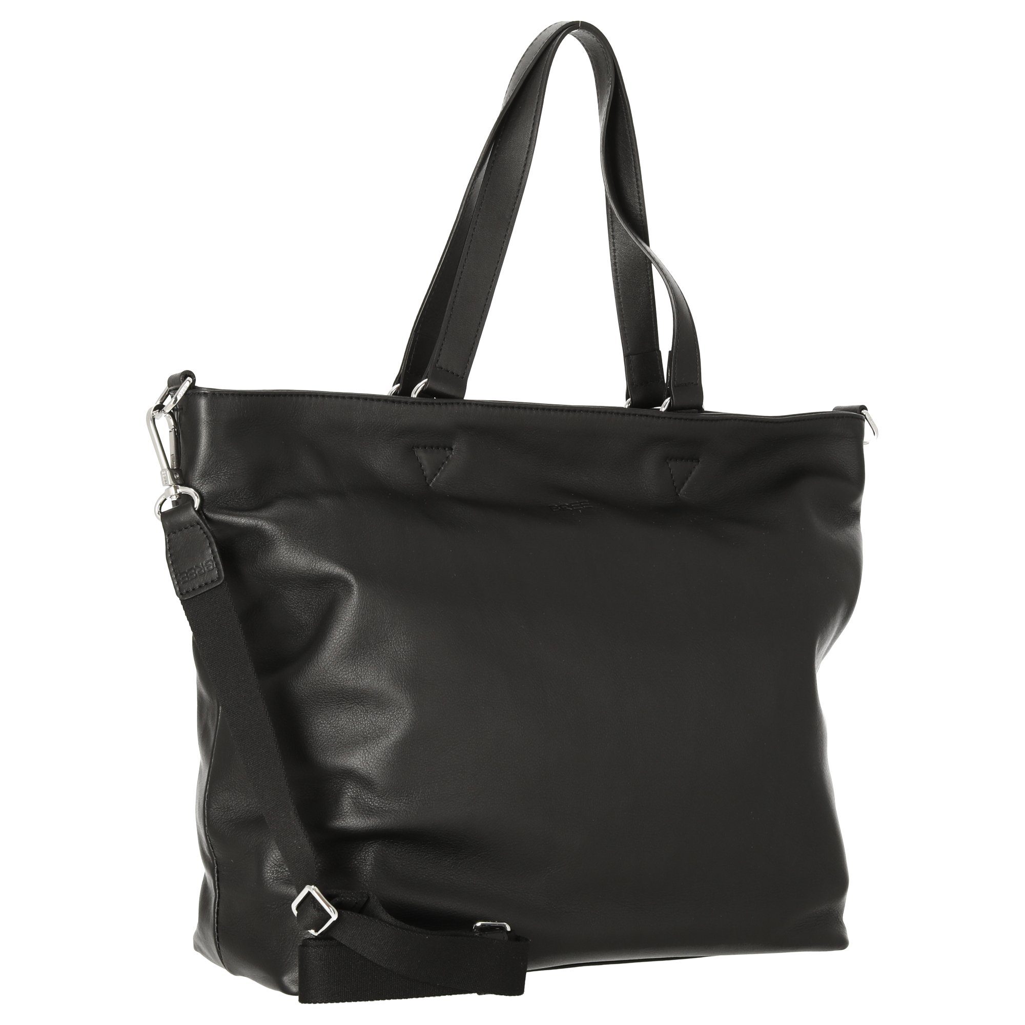 Umhängetasche (1-tlg) 36 - BREE Black Schultertasche Stockholm 34 cm