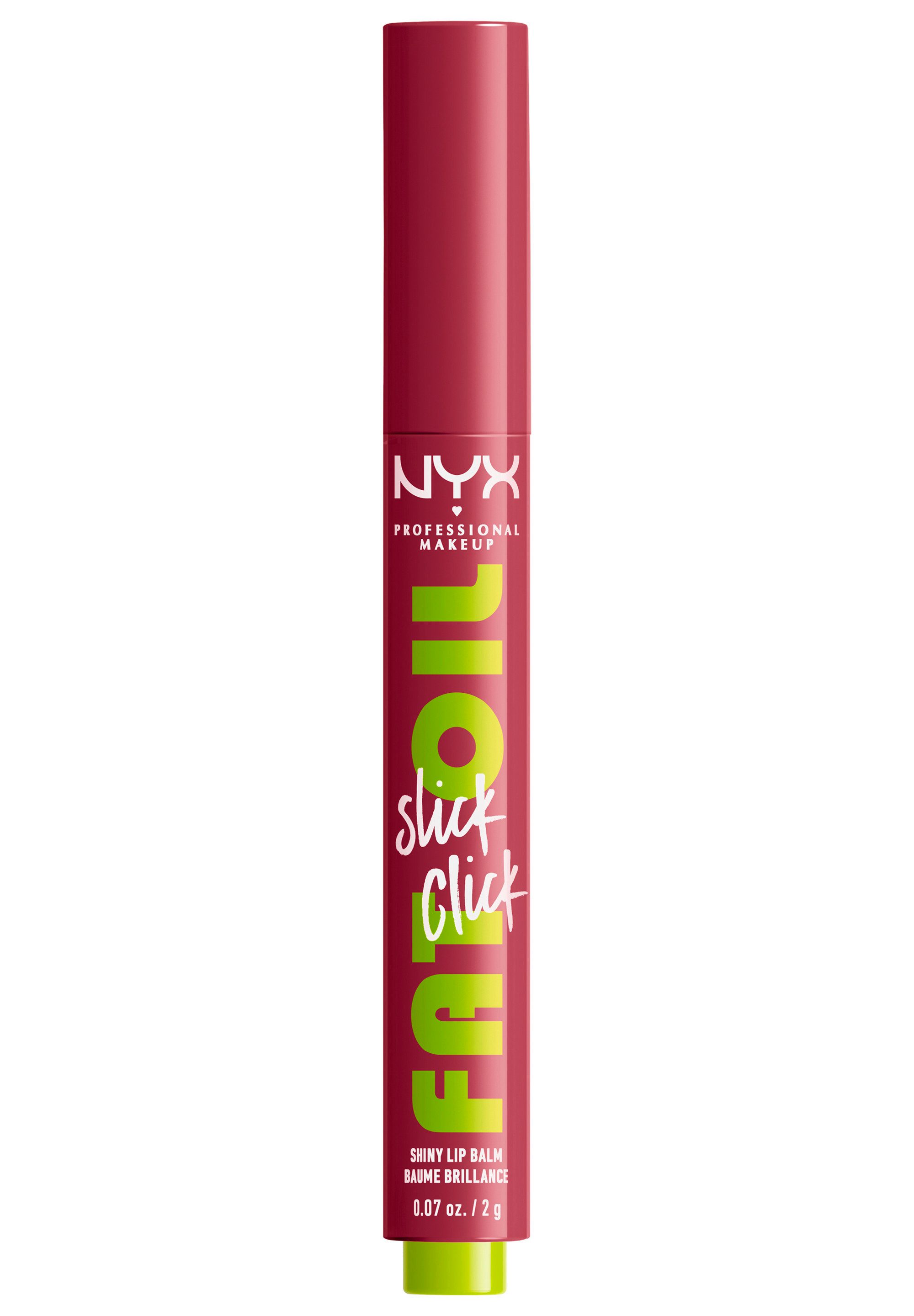 NYX PROFESSIONAL MAKEUP Lippenstift FAT OIL SLICK CLICK, leichter, aufbaubarer, pigmentierter Lip Balm