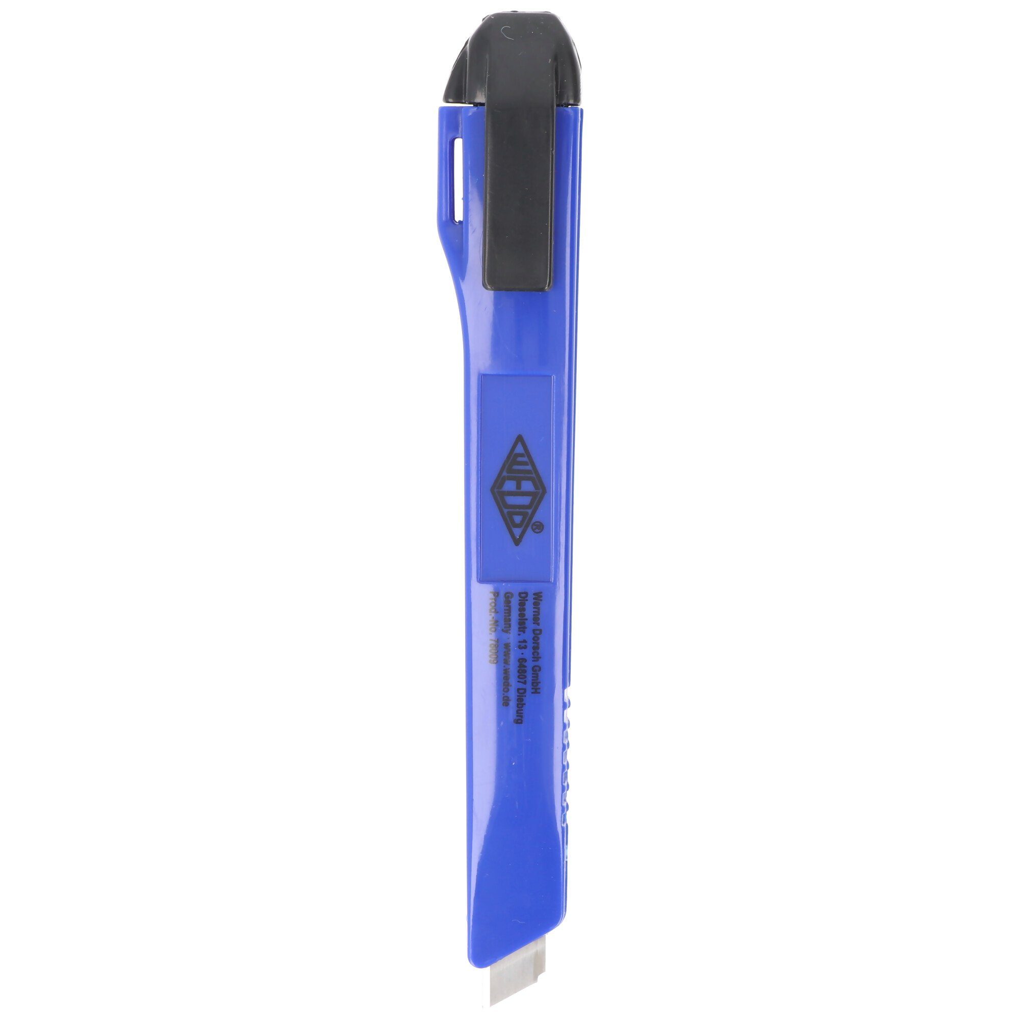 auch 9mm, Ecoline WEDO Bastelmesser Cuttermesser feststellbar, ideal als Cutter Klinge
