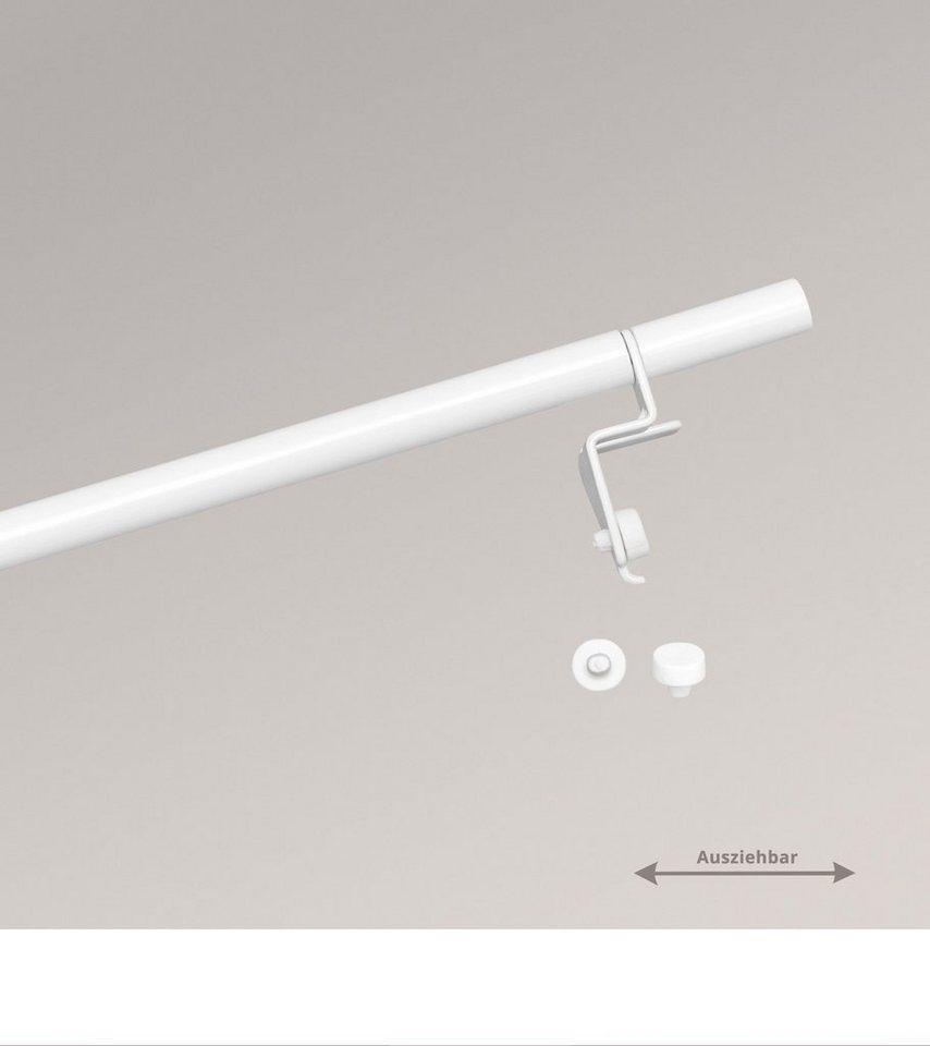 Gardinenstange Klemmstange Light, LYSEL®, L 30-50 cm