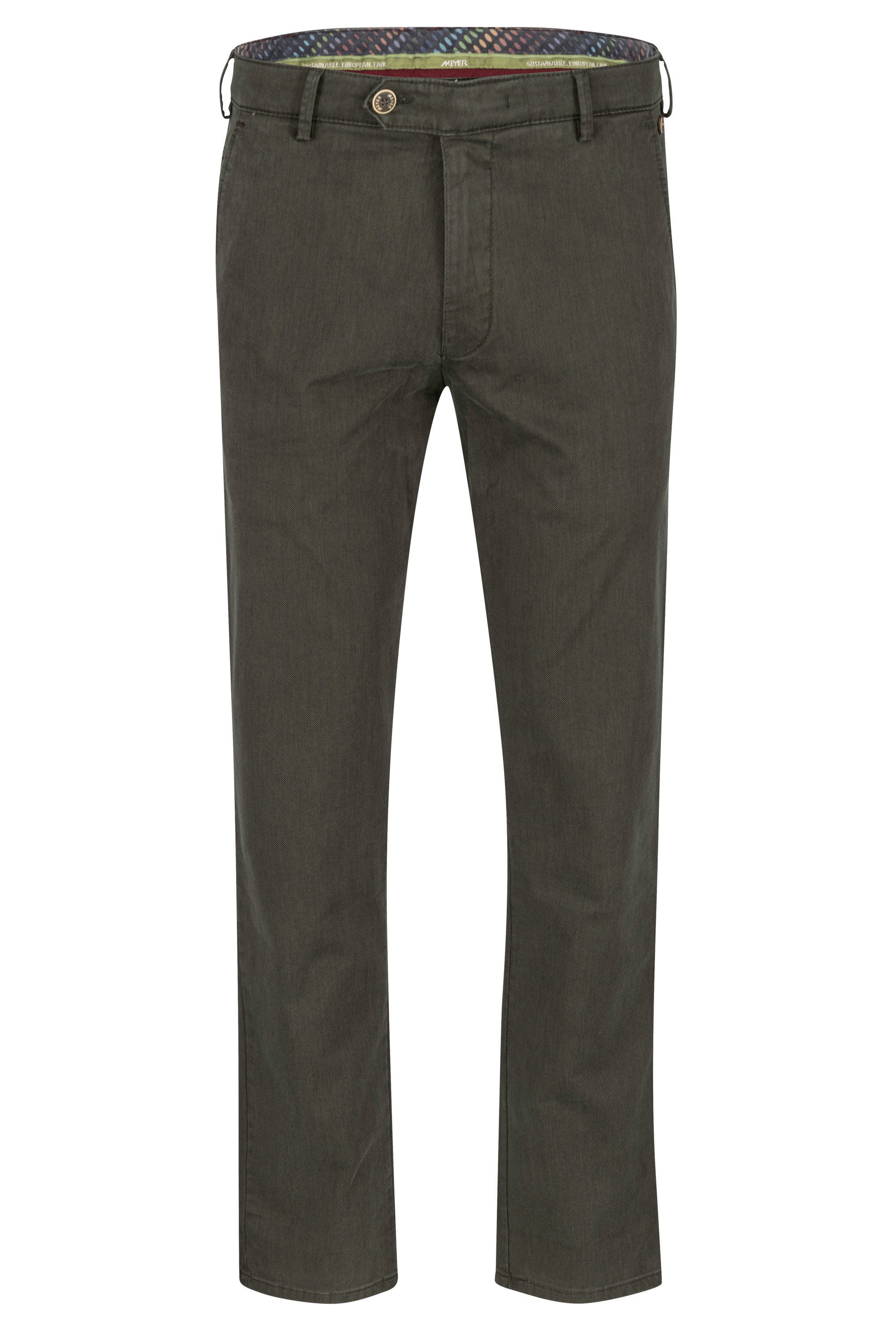 5-Pocket-Jeans MEYER BONN oliv 102-2-5620.27