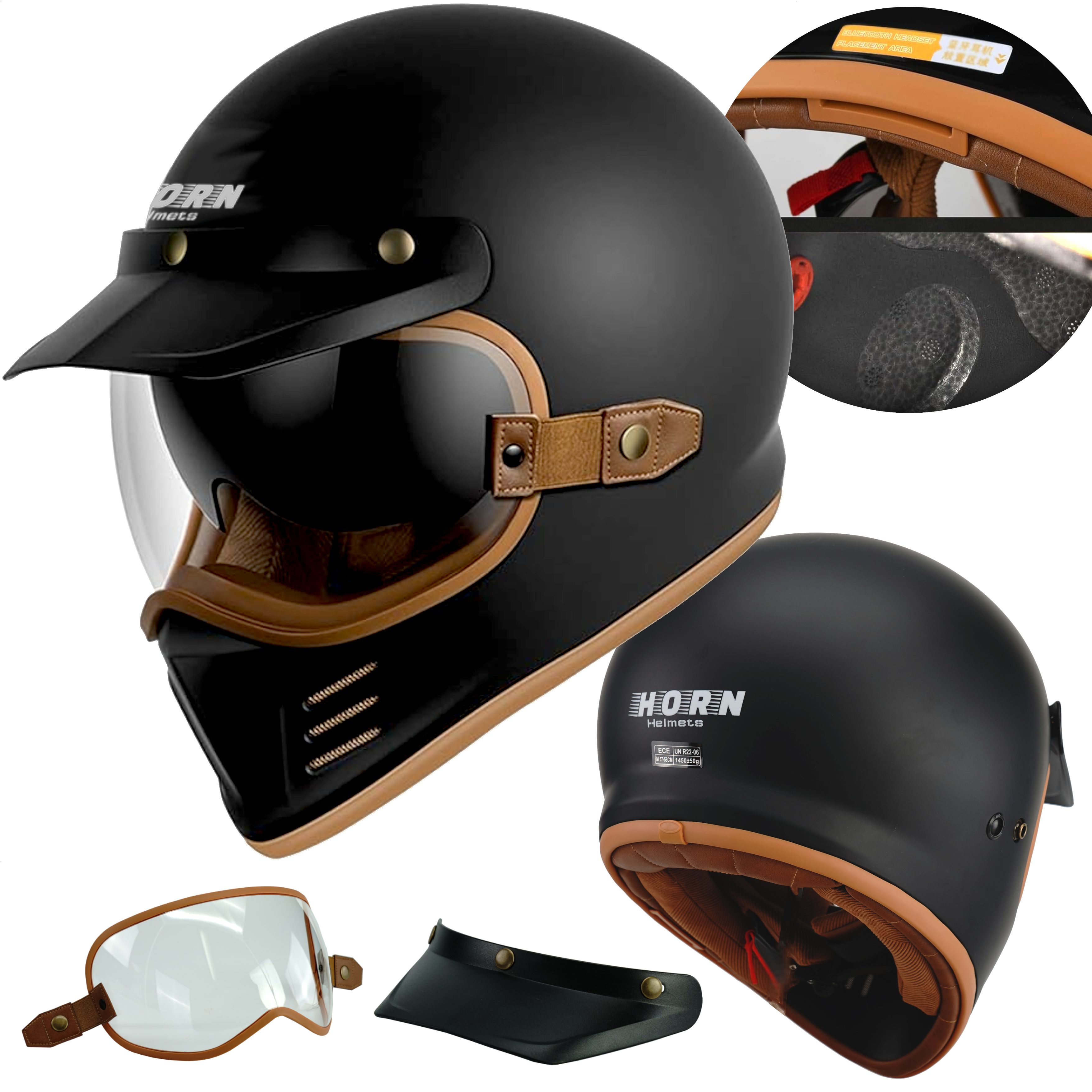 Motorradhelm Shadow Hybrid