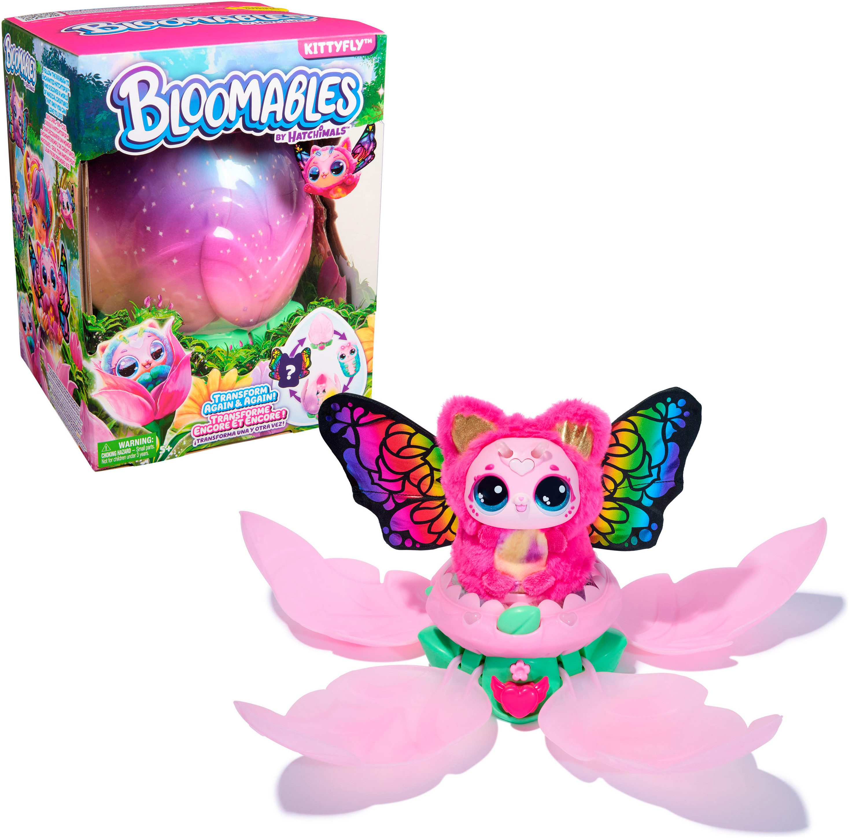 Spin Master Spielfigur Bloomables von Hatchimals - Kittyfly, mit Sound