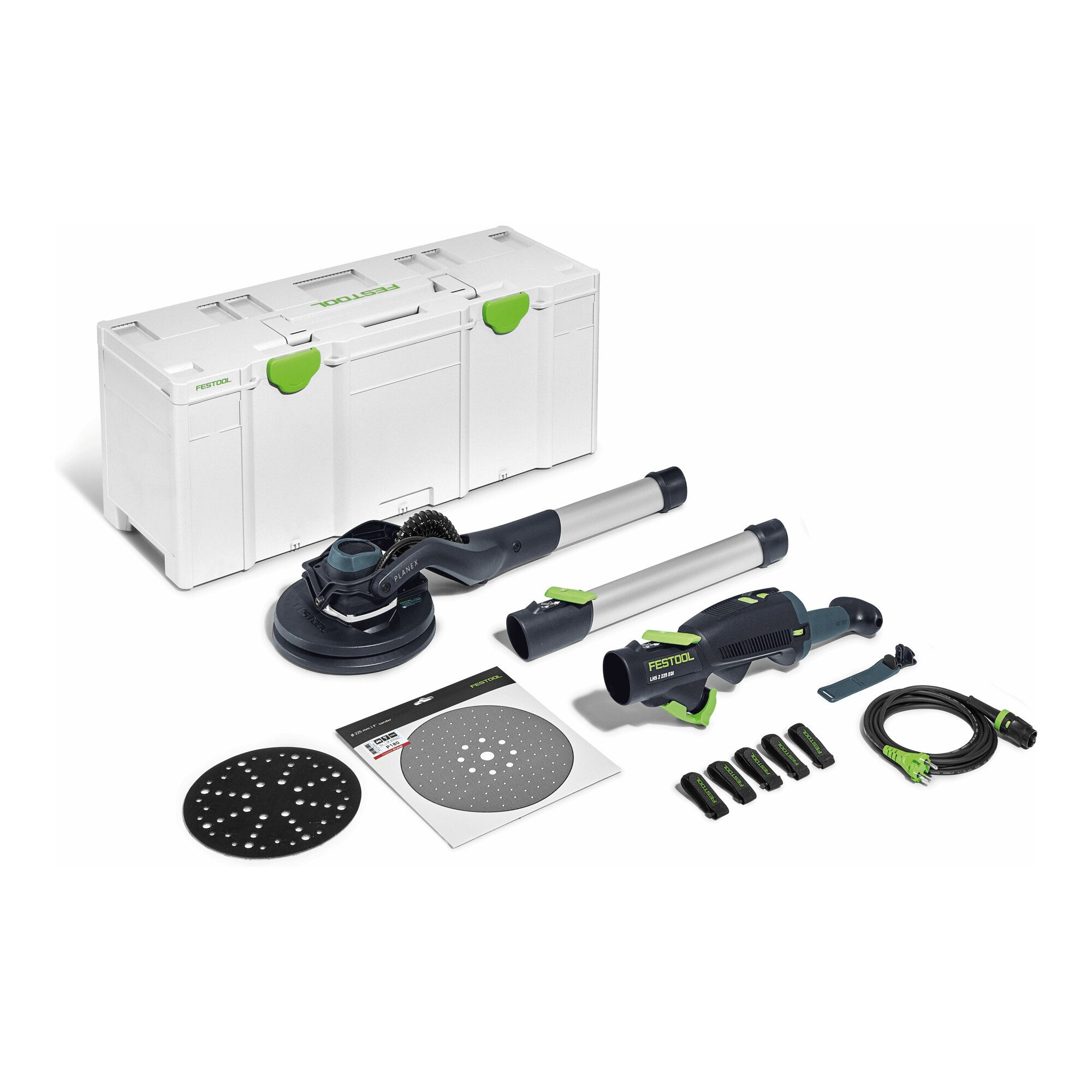 FESTOOL Trockenbauschleifer Festool Langhalsschleifer LHS 2 225 EQI-Plus PLANEX