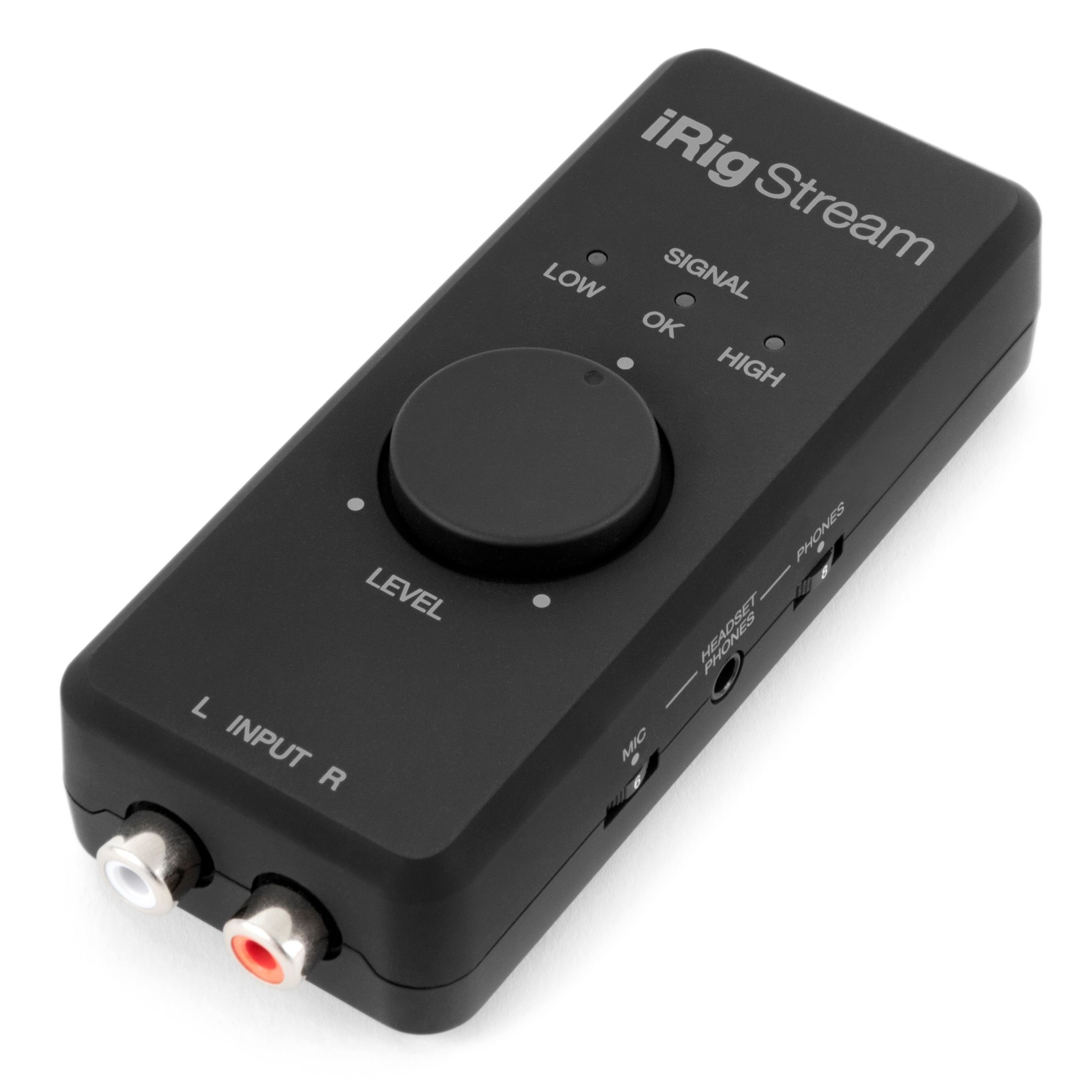IK Multimedia Digitales Aufnahmegerät (iRig Stream - USB Audio Interface)