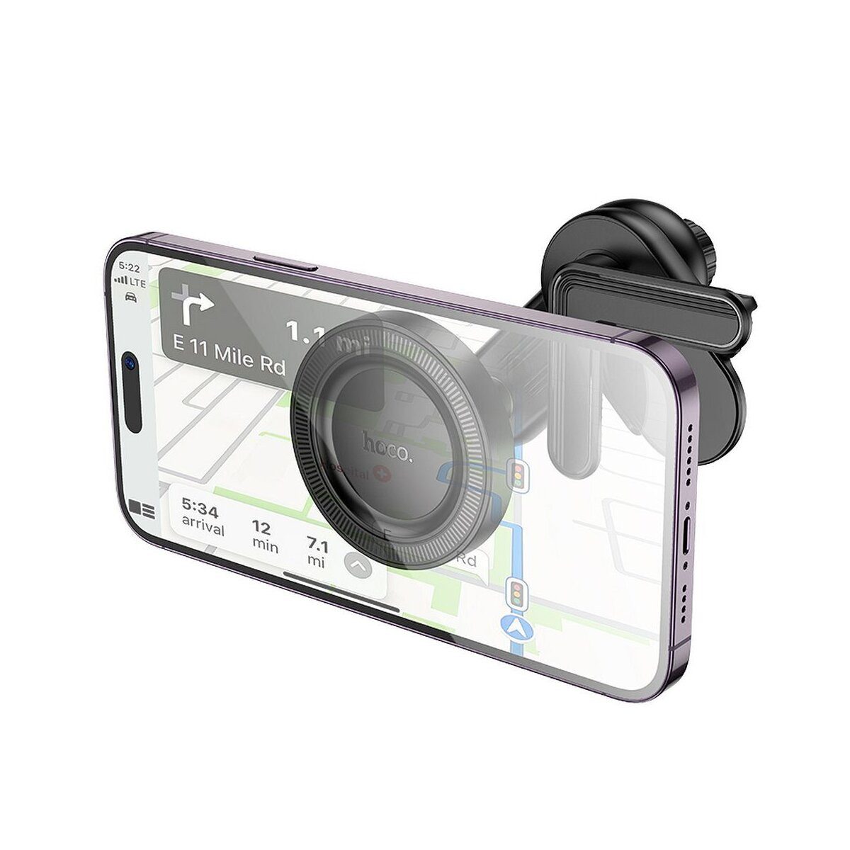 hoco. Handy-Halterung HOCO Kfz-Halterung H57 Magnet Mittelkonsole Handy, (1-tlg)