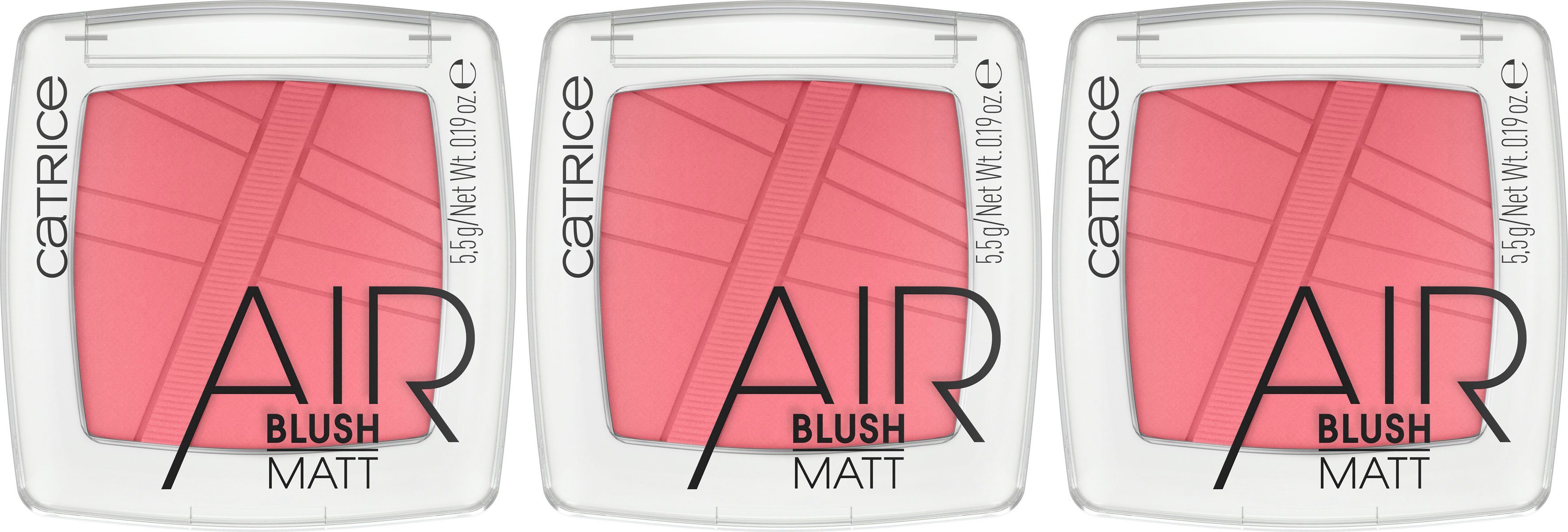 Catrice Rouge AirBlush Matt, 3-tlg., mit leichter Textur