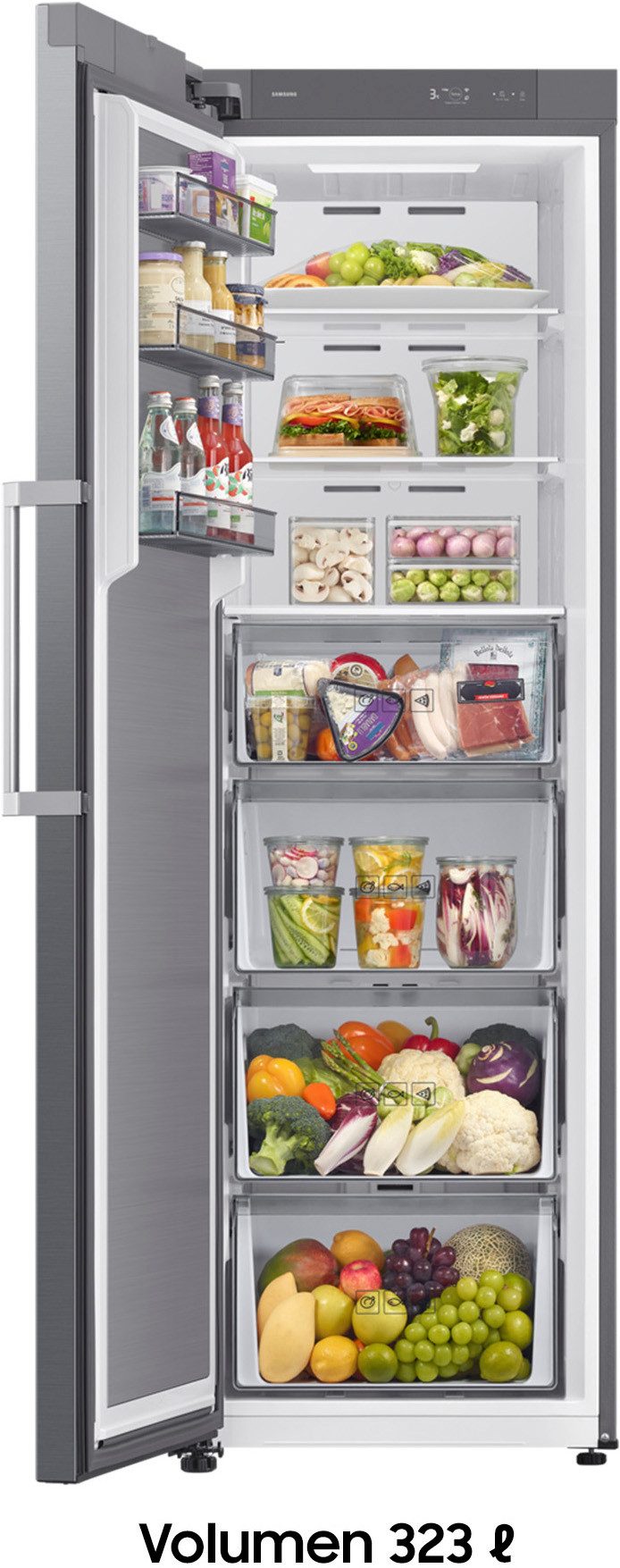 Samsung Gefrierschrank RZ70H32KDTEF, 185,8 cm hoch, 59,5 cm breit