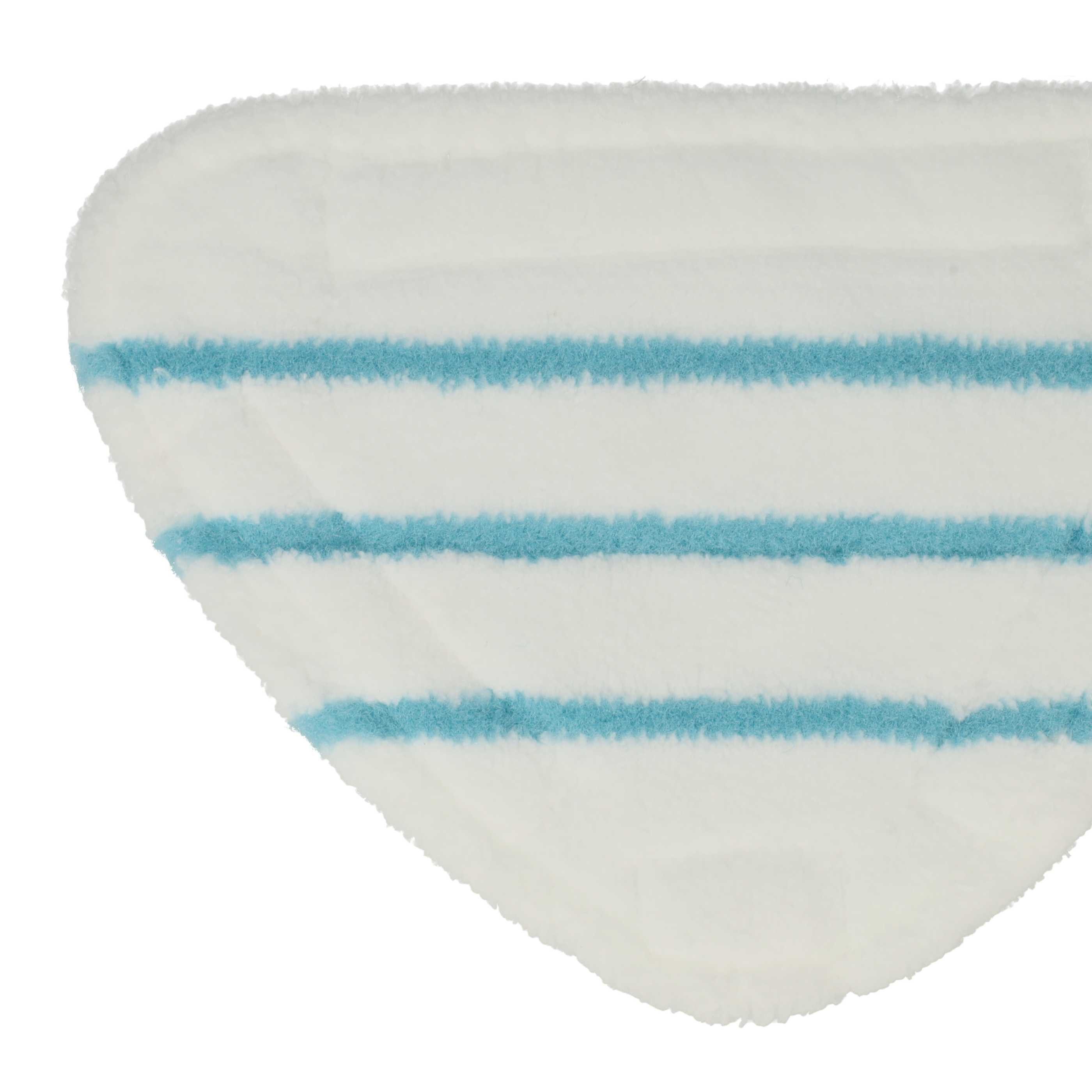 vhbw passend für Ariete Dampfreiniger Wischbezug (Polyester / Polyamid, 20.5x28.9 cm, 2-tlg., Ersatzbezug zur Befestigung an Ihrem Dampfreiniger) – Bild 5 von 5