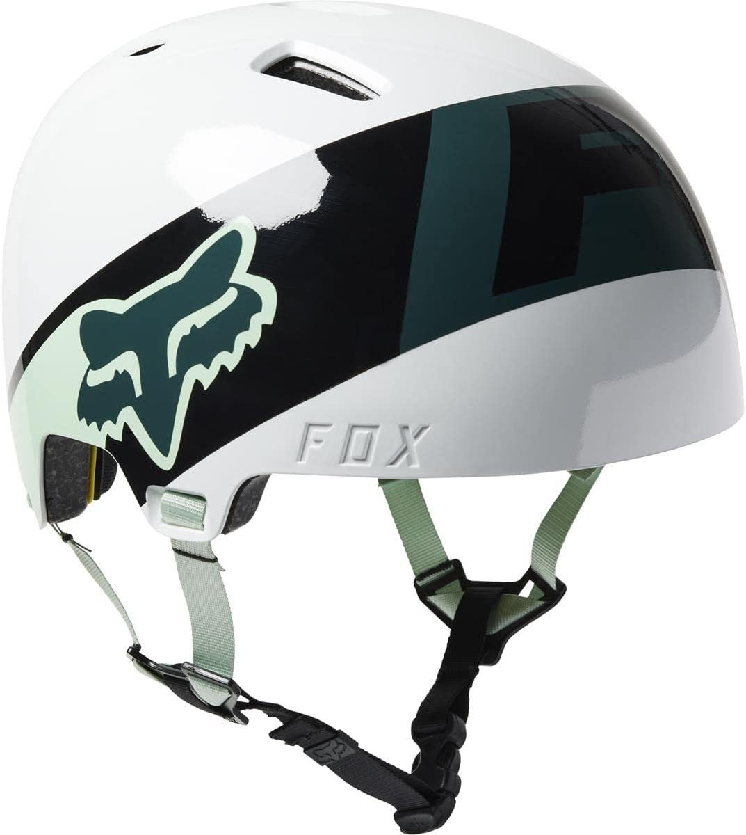Fox Racing Protektoren-Set Fox Flight Togl Youth Helm MIPS Weiß/Mint S 51-55cm