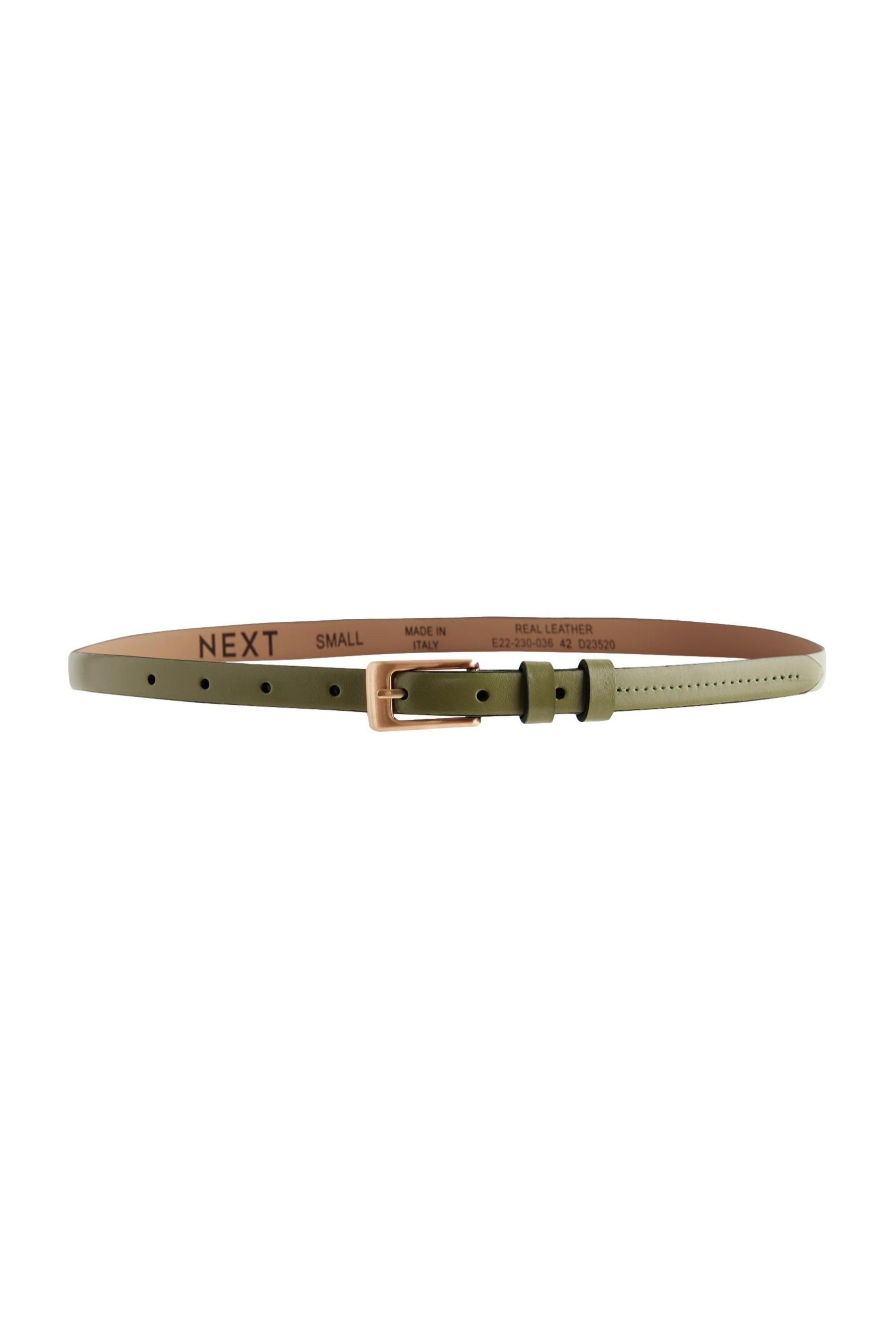 Next Ledergürtel Micro Skinny Gürtel aus günstig online kaufen