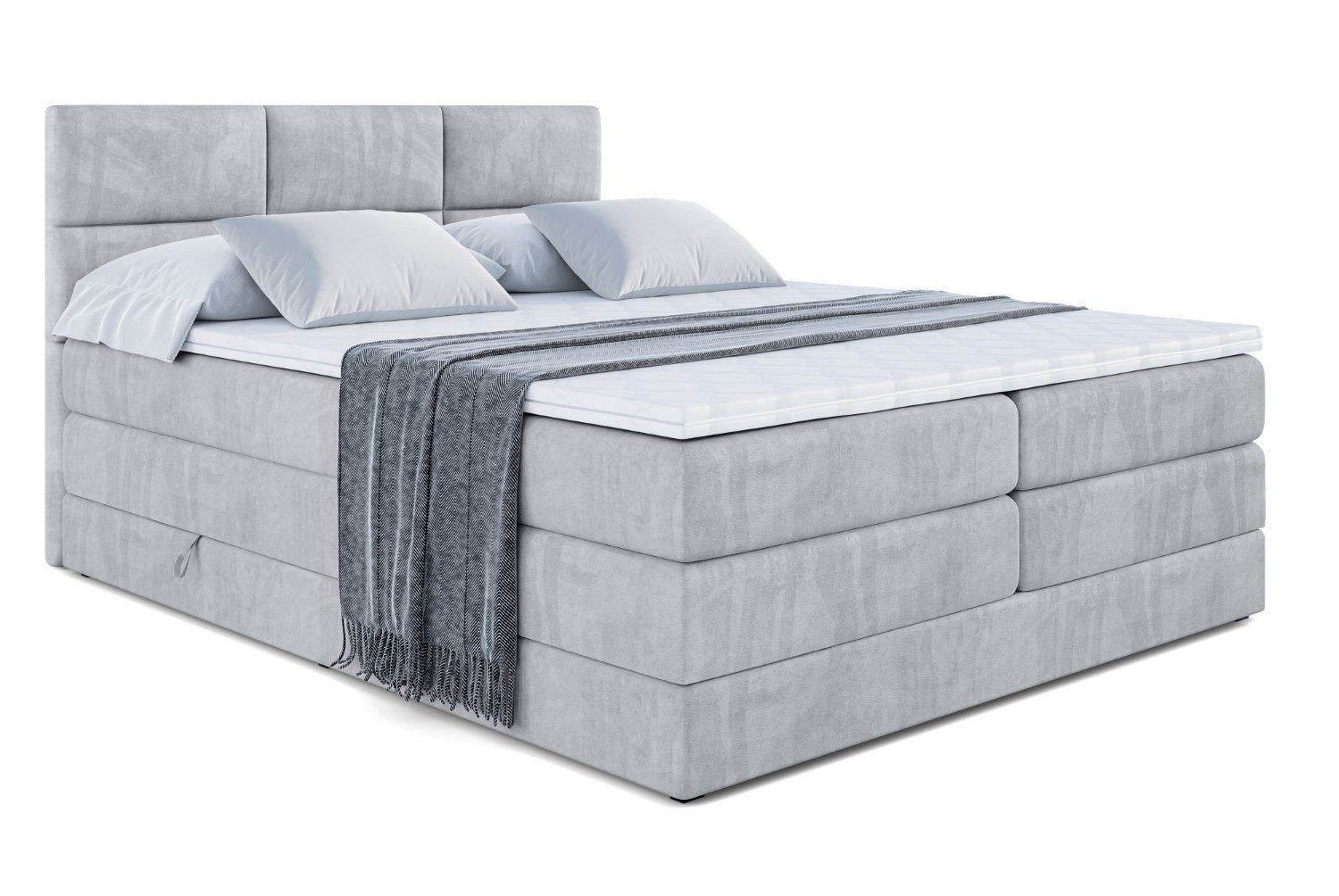 ALTDECOR Boxspringbett OHIO KING (Multipocket-Matratze H4, günstig online kaufen