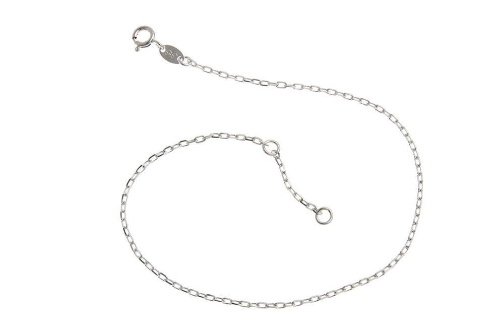 Silberkettenstore Fußkette Fußkette Anker 1,7mm mit günstig online kaufen