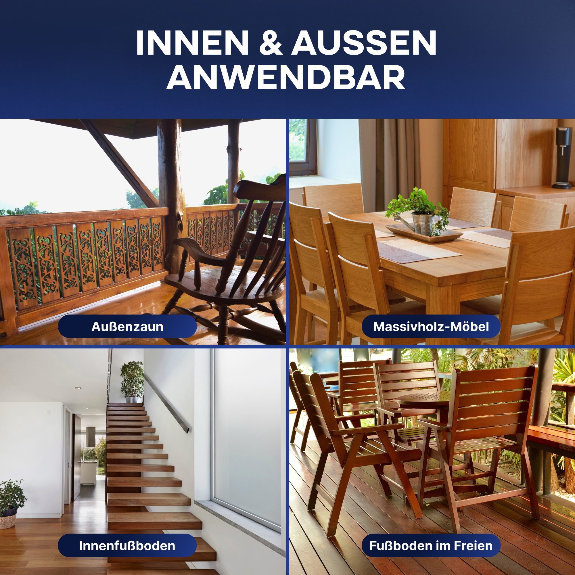 plid Holzschutzlasur Premium Holzlasur Holzschutzlasur Holzschutz Lasurpinsel, Schnelltrocknend