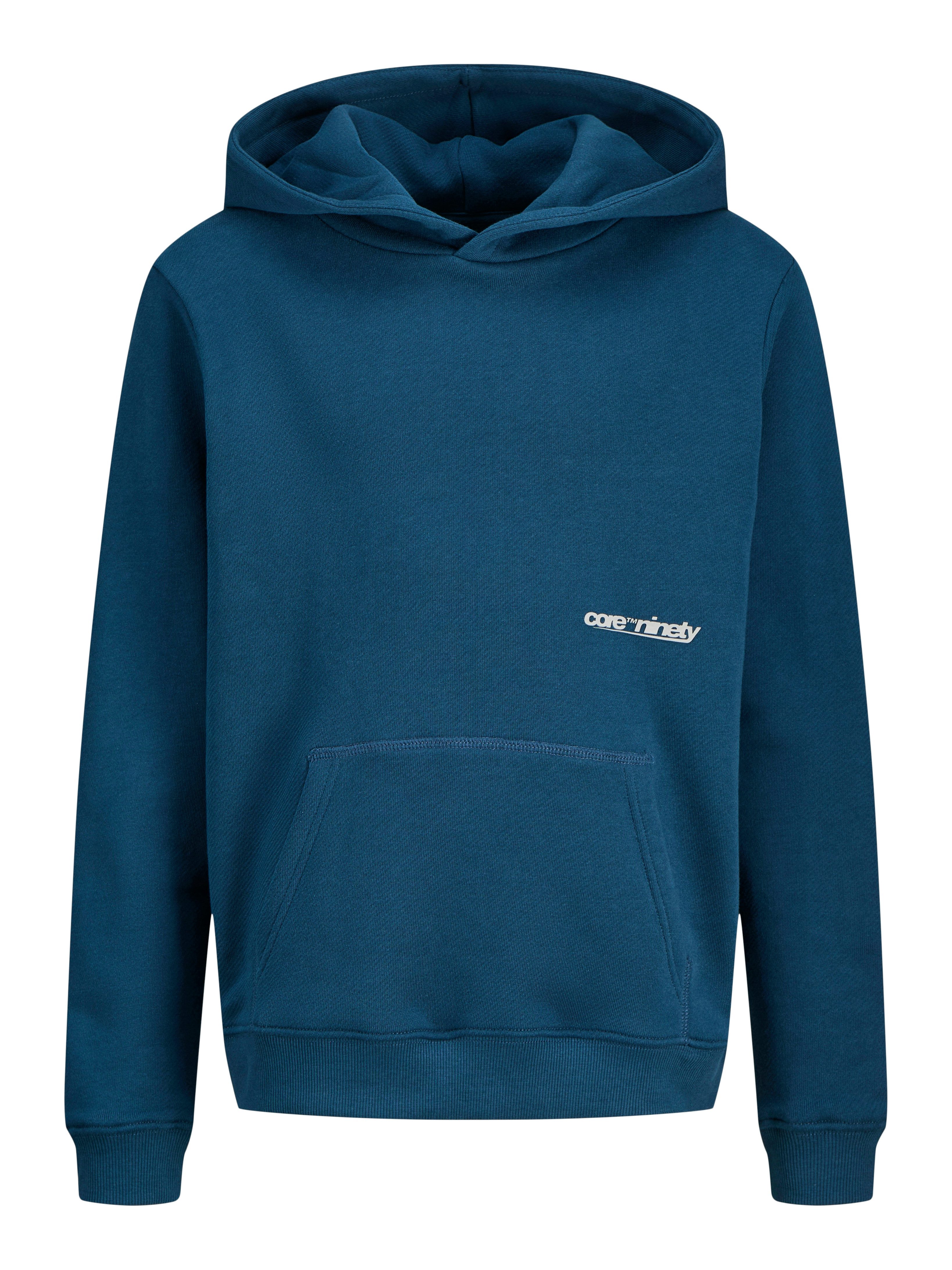 Jack & Jones Junior Kapuzensweatshirt JCOGRID SWEAT HOOD JNR mit kleinem Brust- und großem Rückenmotiv – Bild 2 von 3