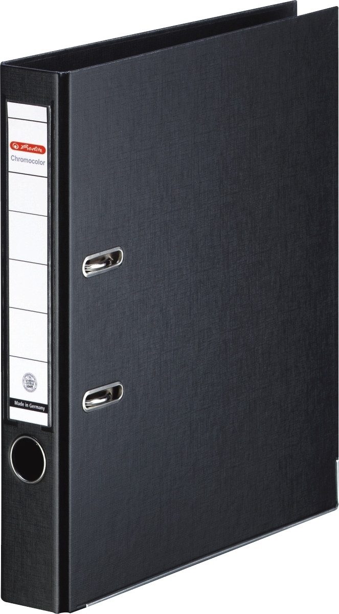Herlitz Aktenordner Ordner Kunststoff A4 maX.file protect plus 50mm schwarz