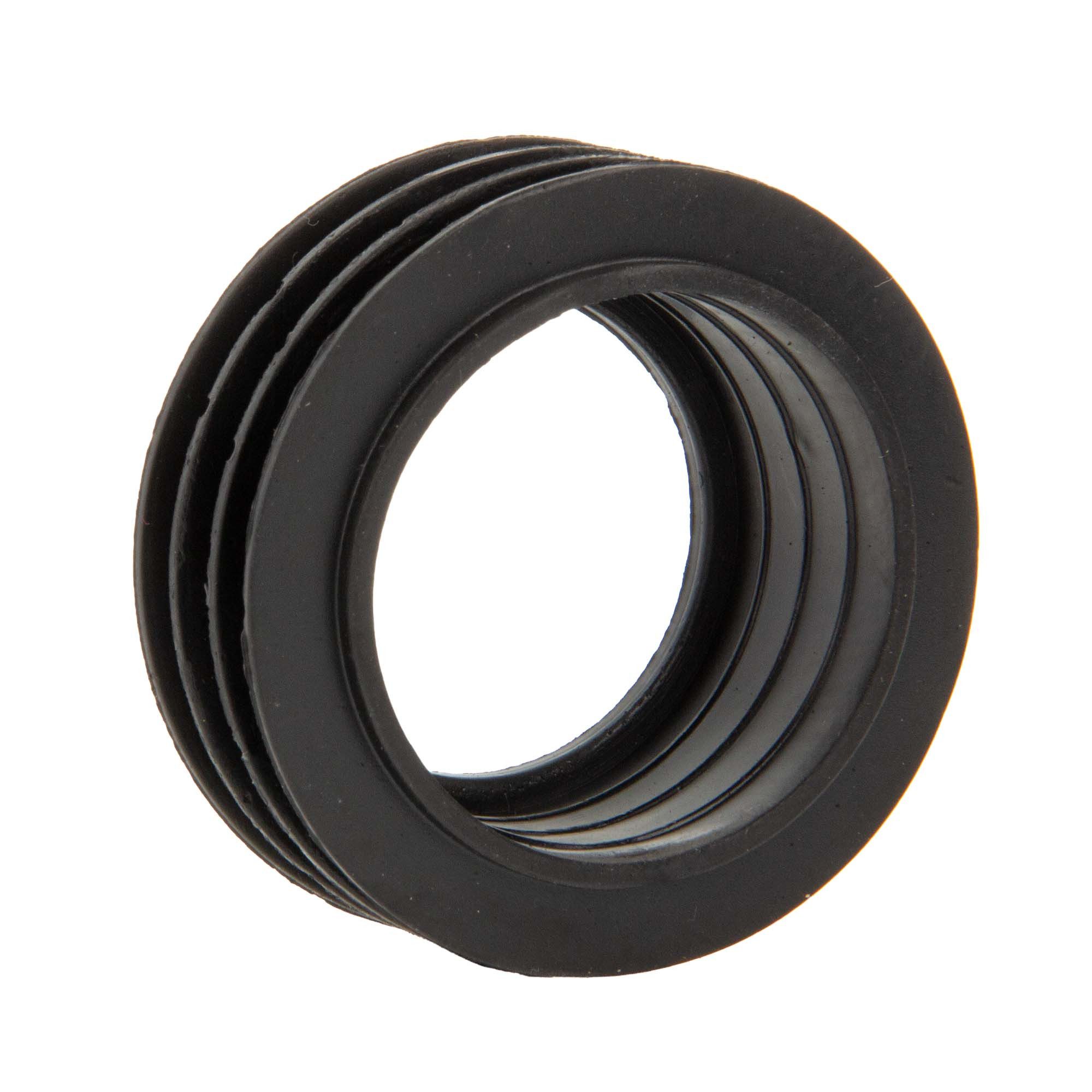 tecuro WC-Anschlussrohr Euro WC-Spülrohrverbinder Ø 55/60 mm für Spülrohr Ø 44 mm