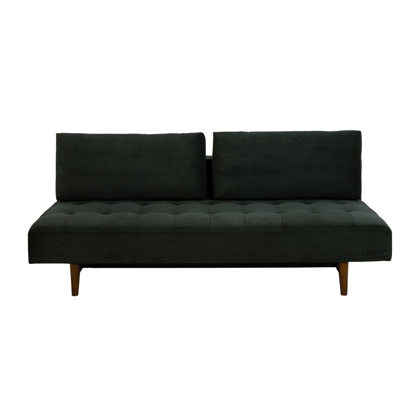 ebuy24 Schlafsofa Blain Schlafsofa dunkelgrün, rauchfarben.