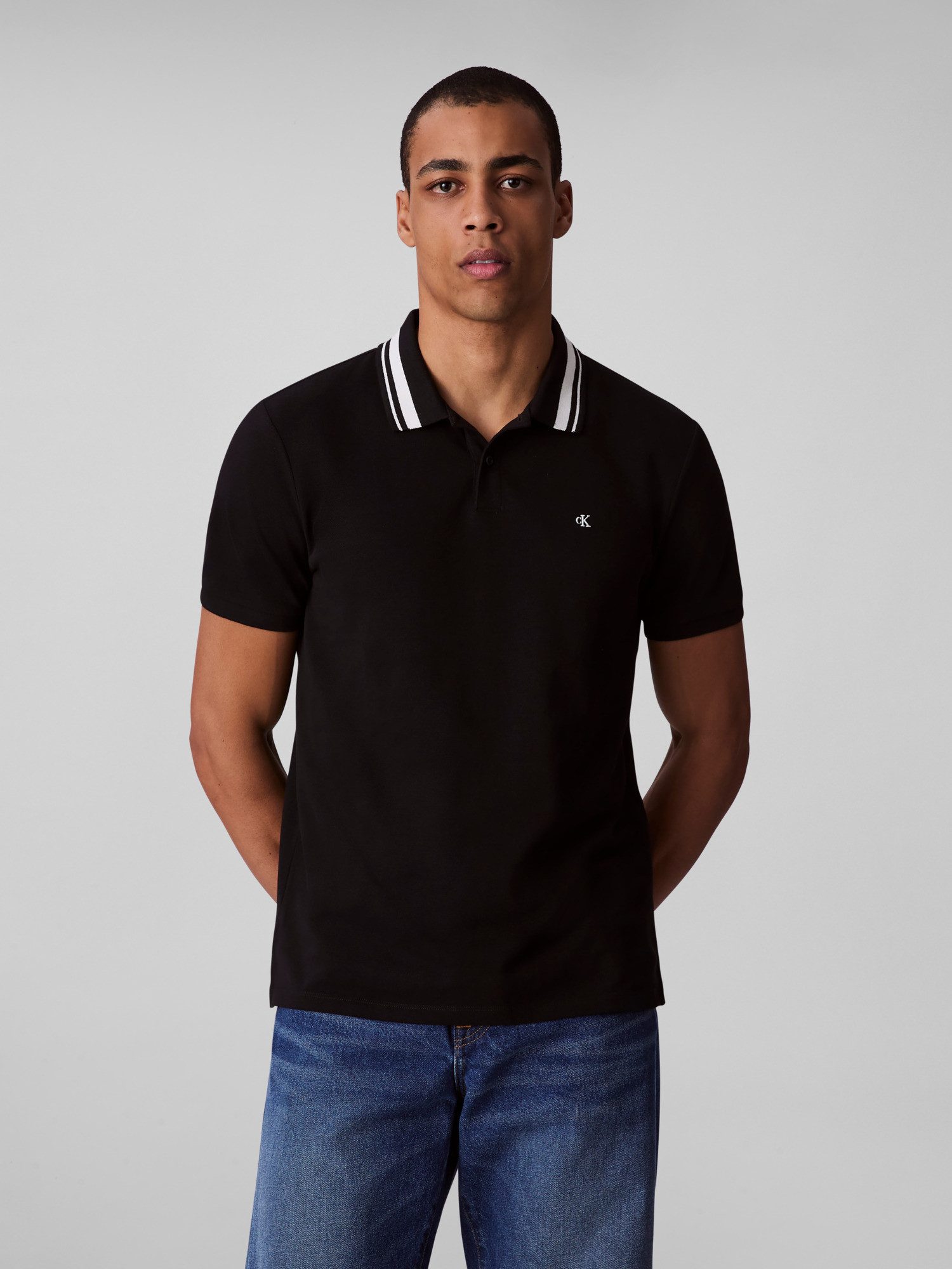 Calvin Klein Jeans Poloshirt SS CSL PQ CLSSC TPPD Mit Rundhalsausschnitt günstig online kaufen