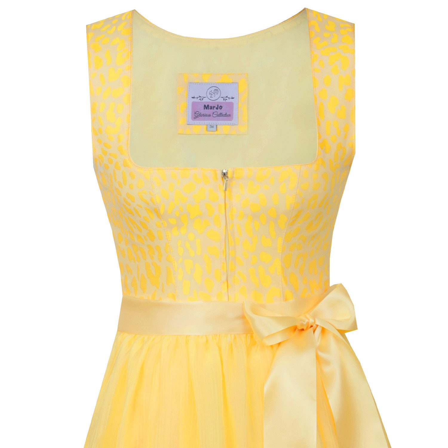 MarJo Dirndl 'Insingen' 918465, Zitrone 65cm